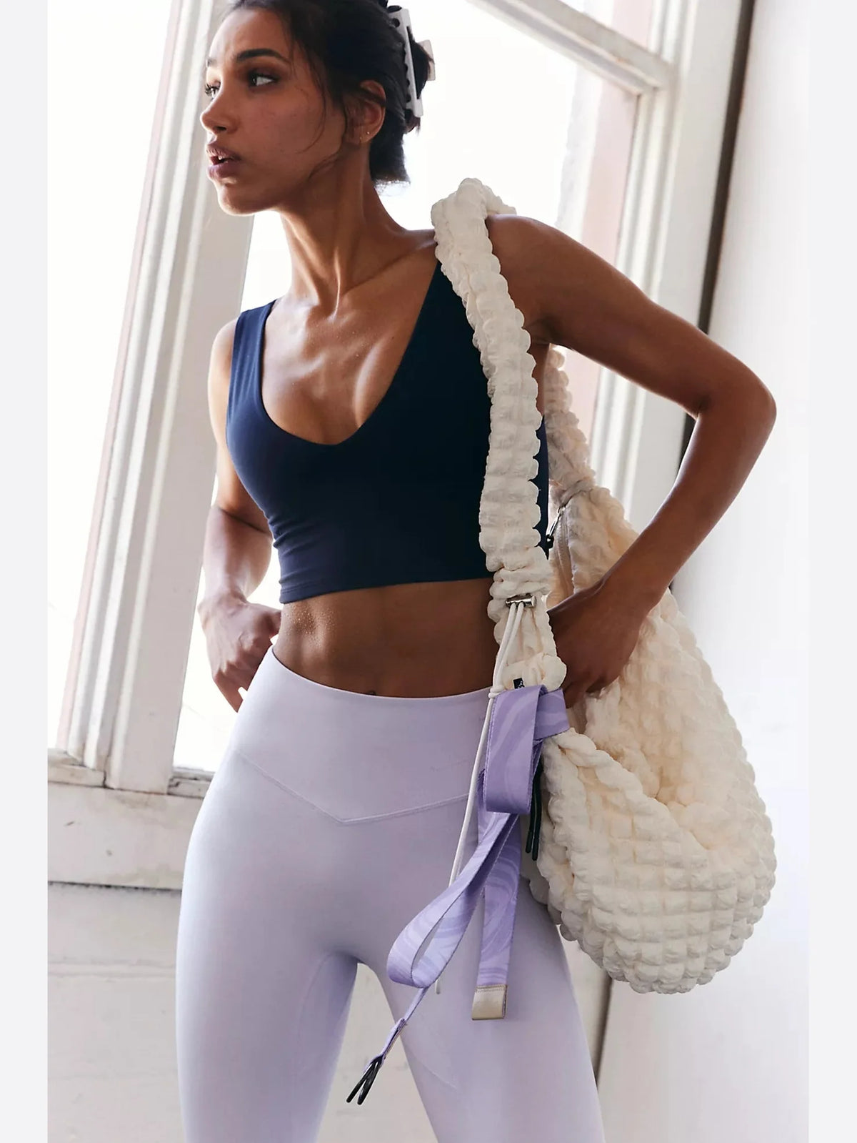Never Better Crop Cami - Midnight Navy