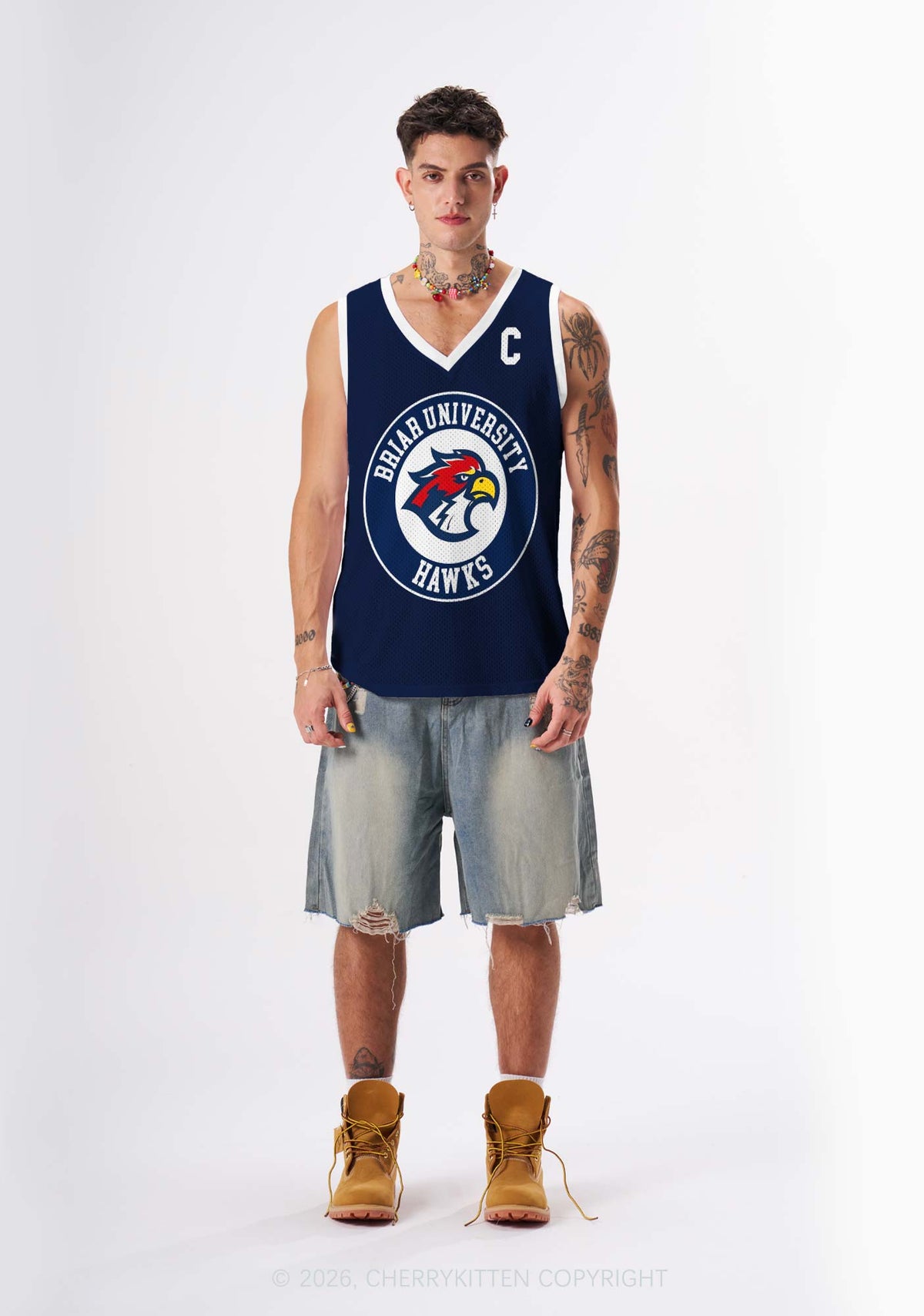College Hockey Team GG Y2K Sport Jersey Tank Cherrykitten