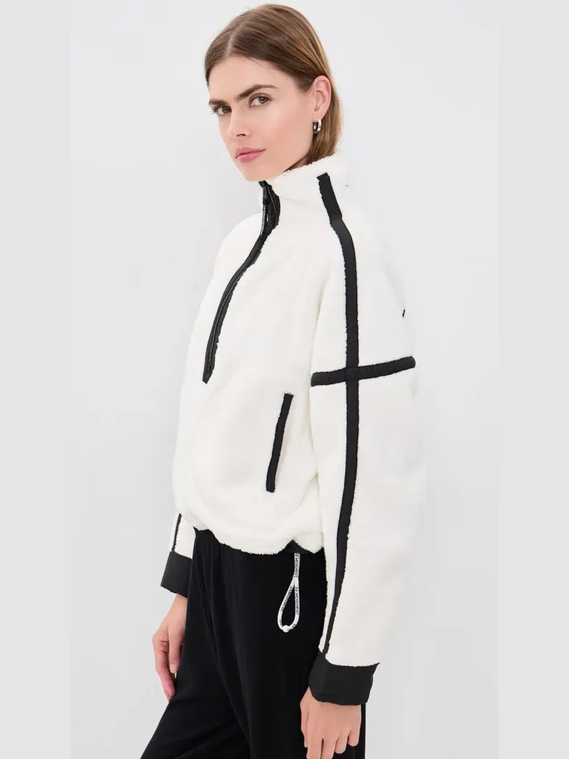 Mountain High Half Zip - White / Black Combo