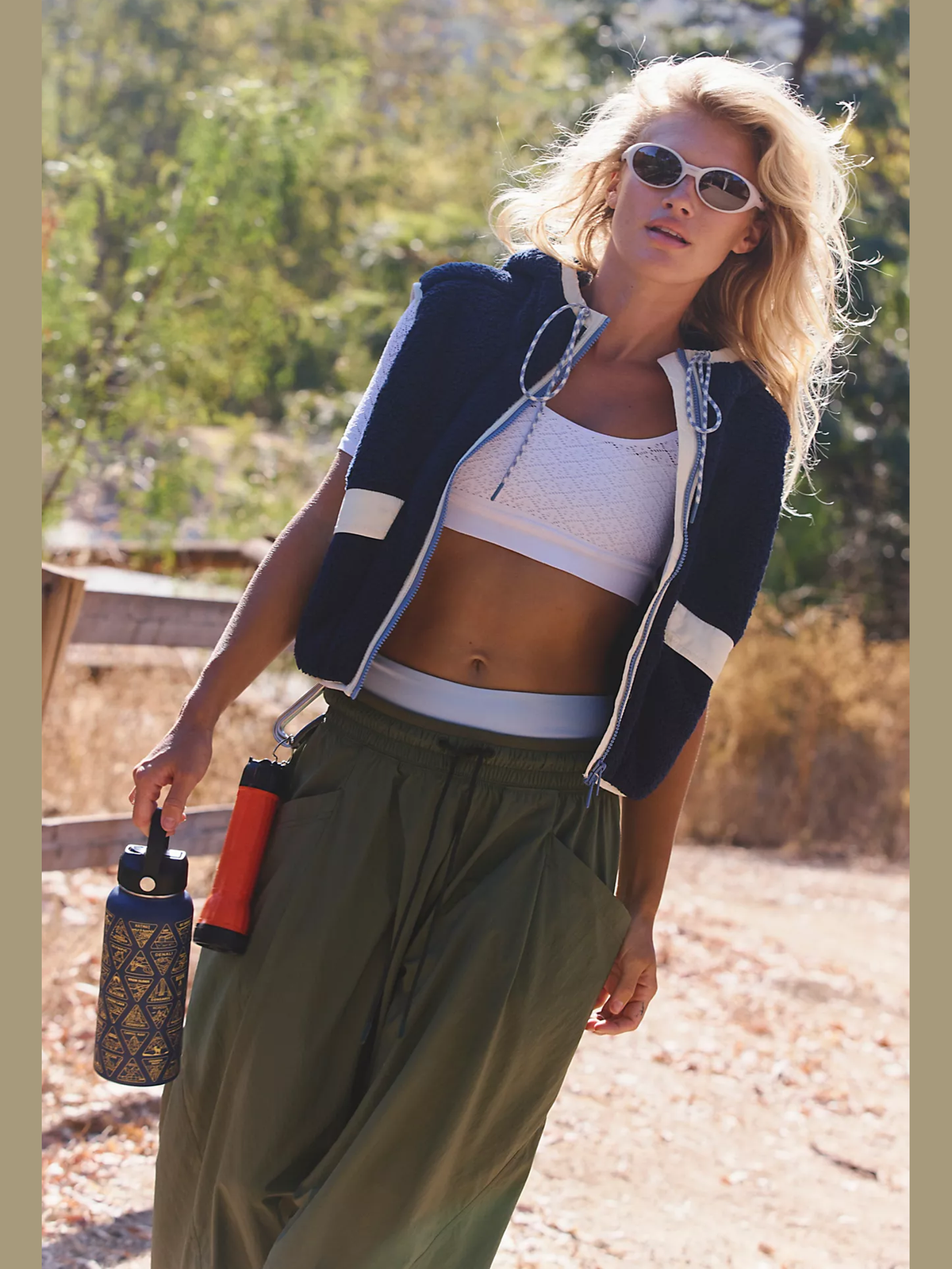 Sky High Fleece Vest - Navy / Moonglow