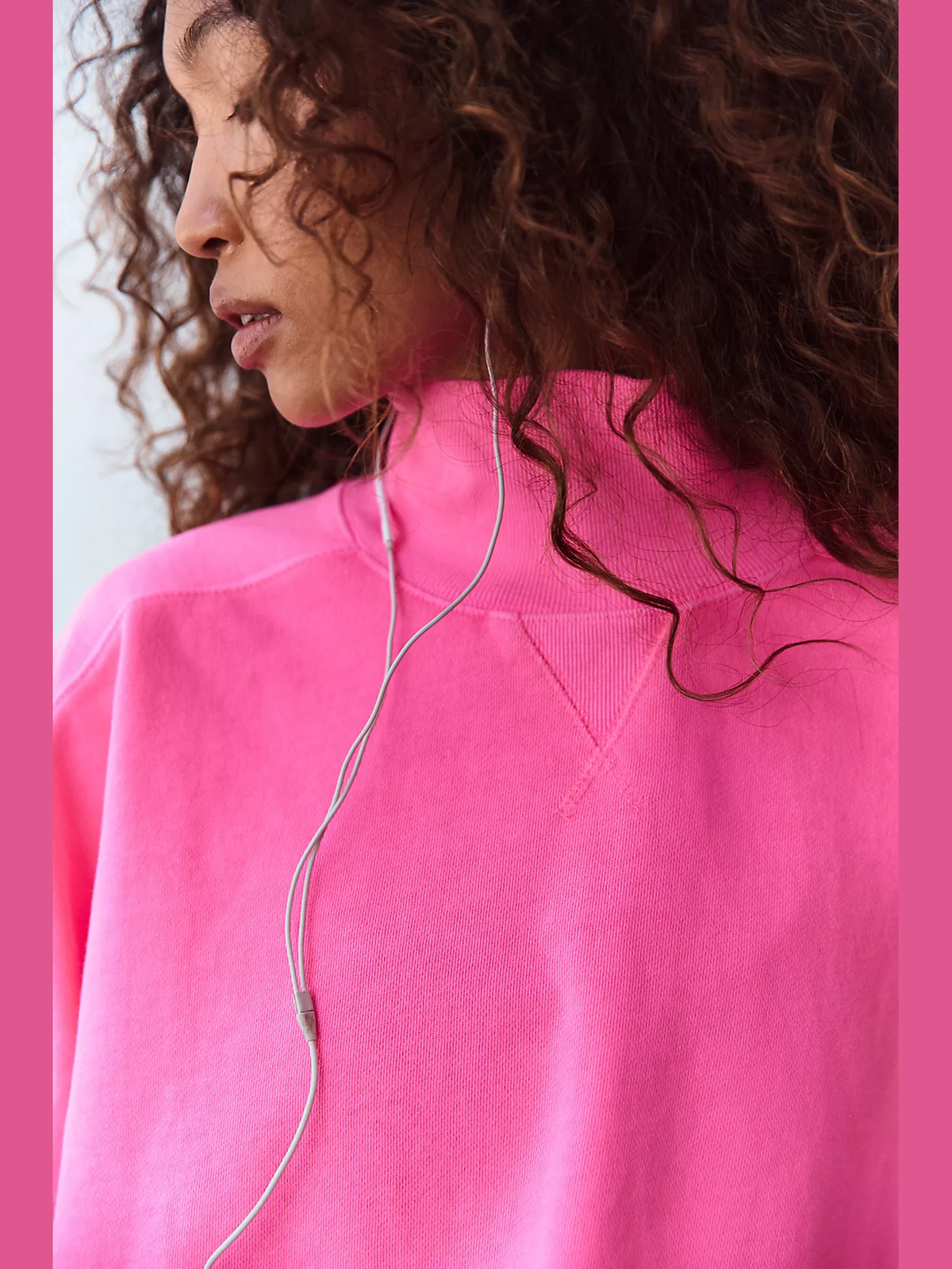 Pickup Game Pullover - Hot Pink