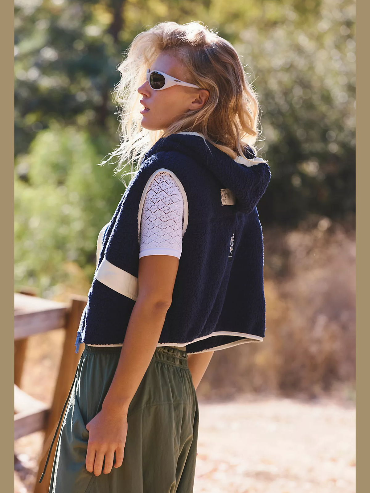 Sky High Fleece Vest - Navy / Moonglow