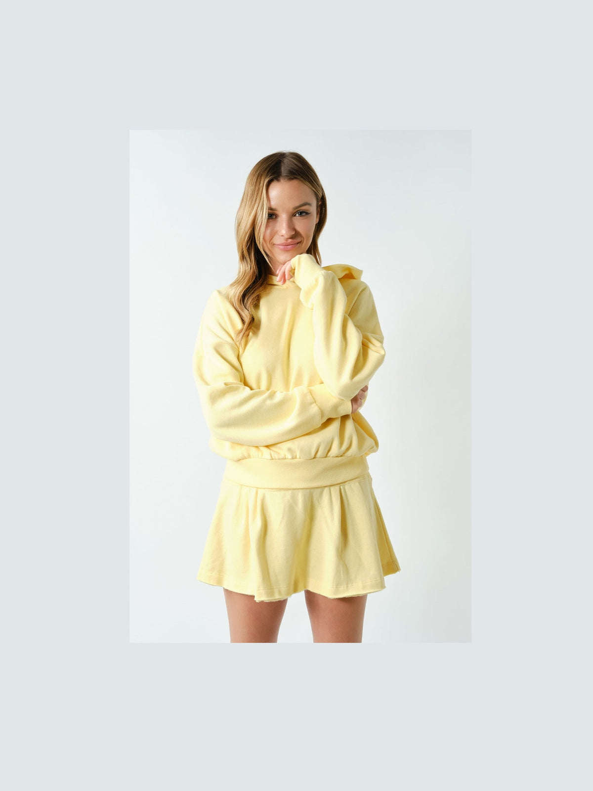 Icon Sport Hoodie Set - Yellow Glow