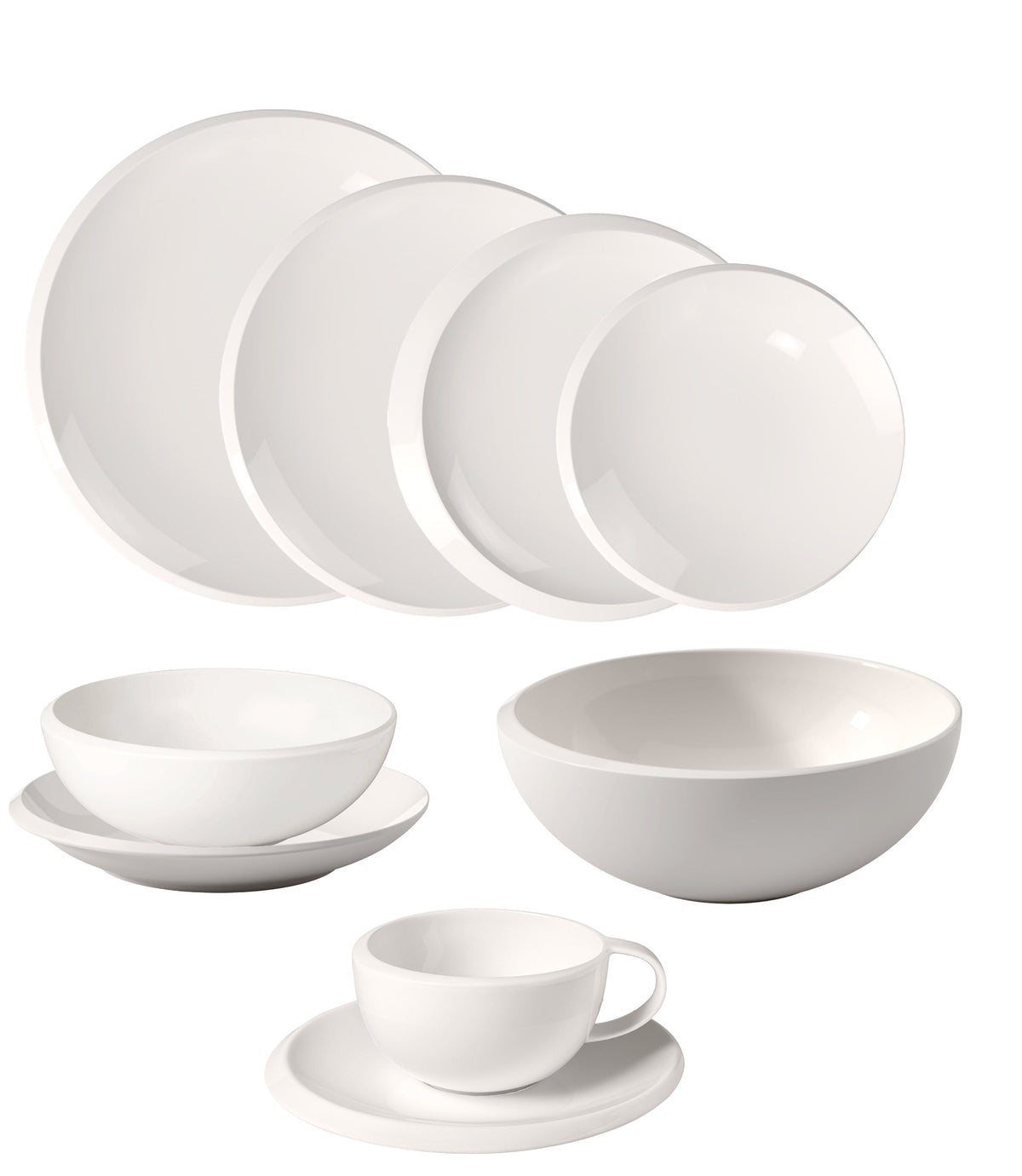 Newmoon Dinner Set- 44 Pcs for 6 Persons