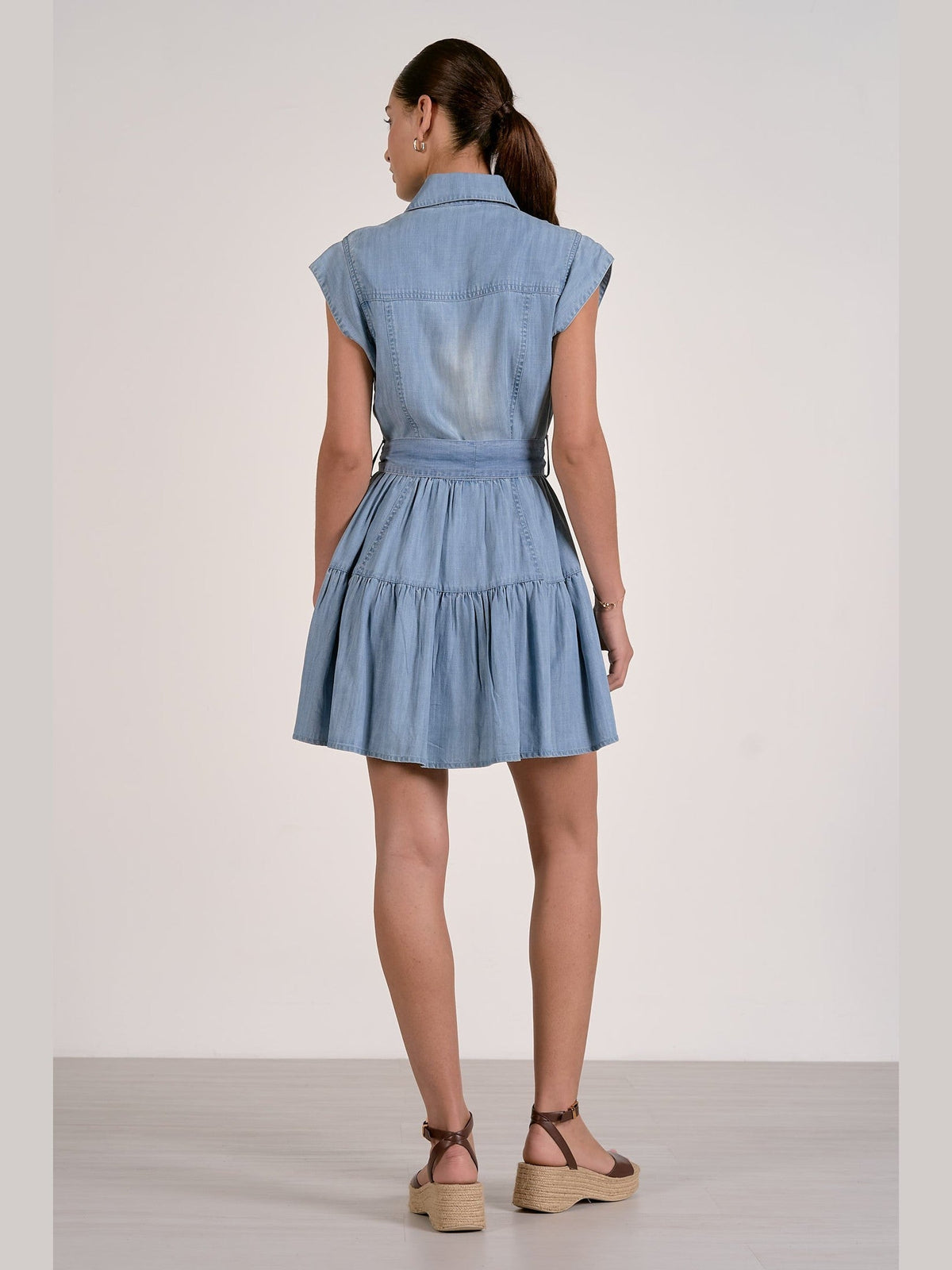Denim Button Down Dress
