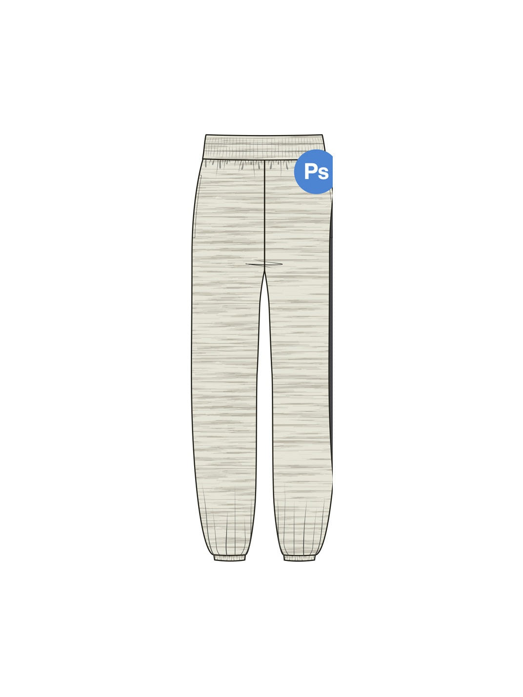 The Classic Cuff Pant 28.5 - Ivory Marl