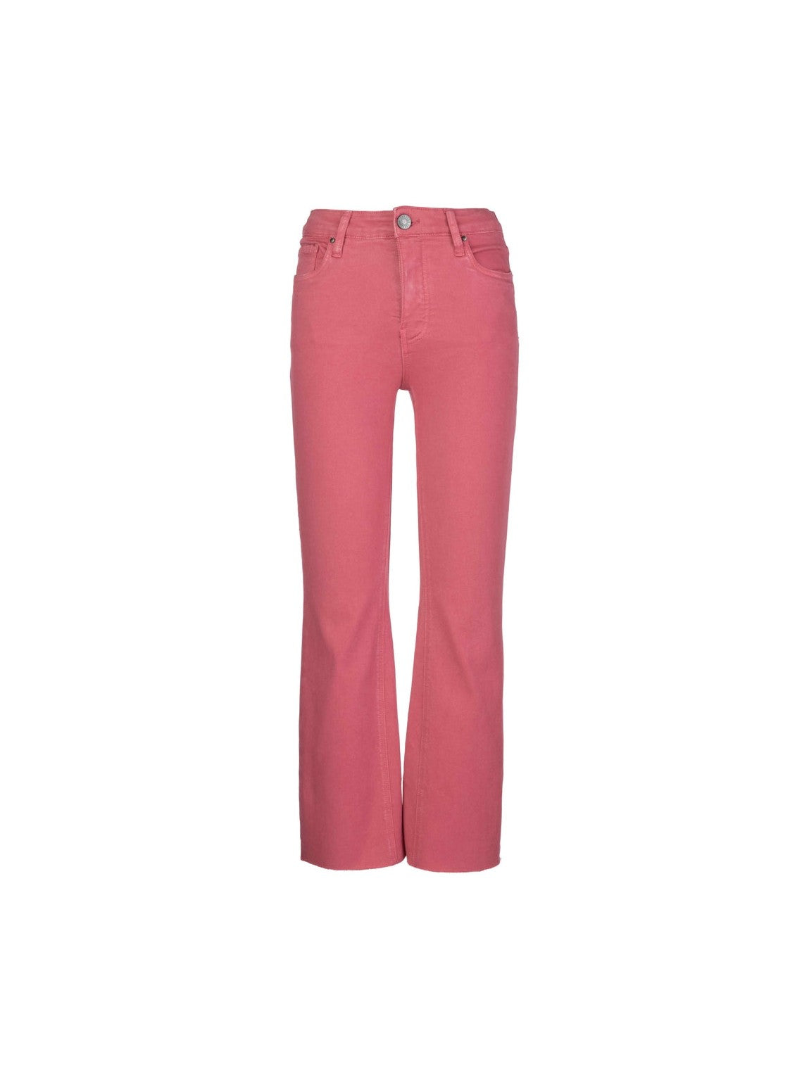 KELSEY HIGH RISE FAB ANKLE FLARE - FLAMINGO