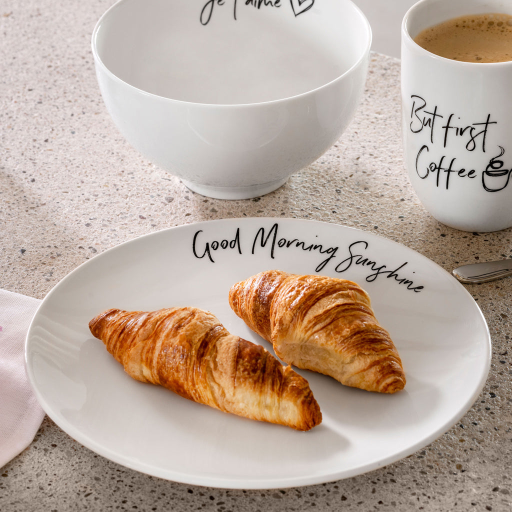 Statement Salad Plate Good Morning Sunshine