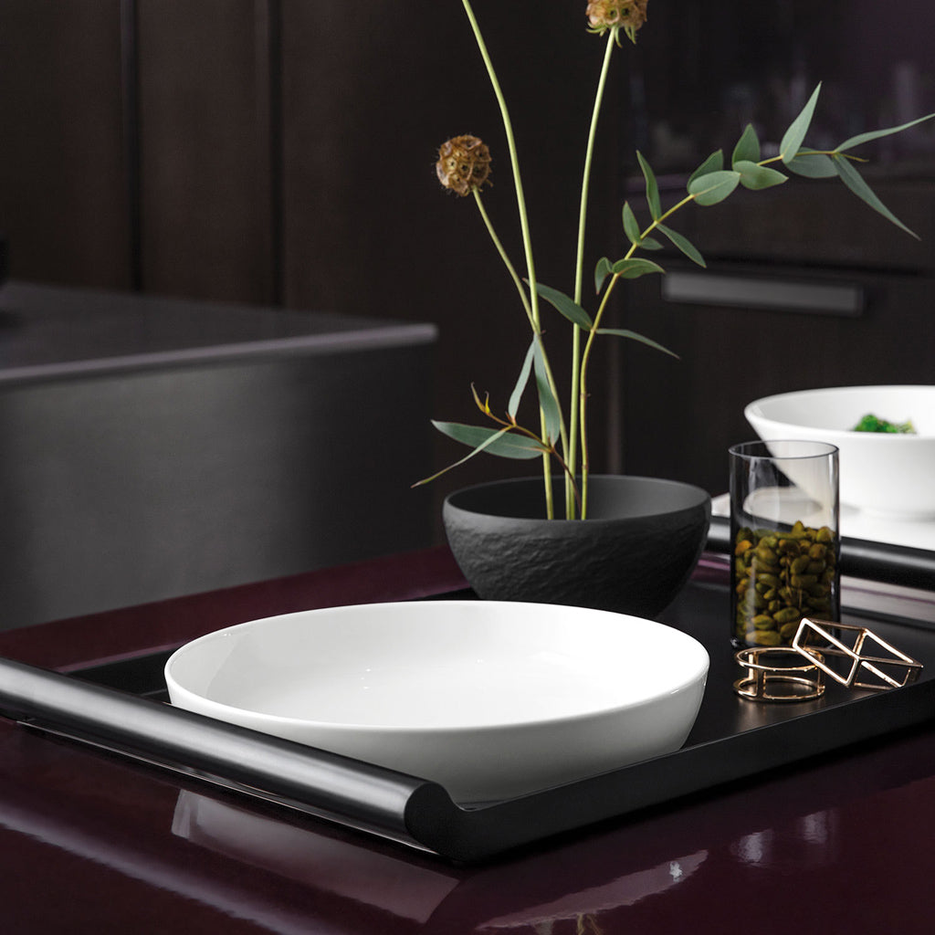 Iconic Bowl Flat White 24 cm