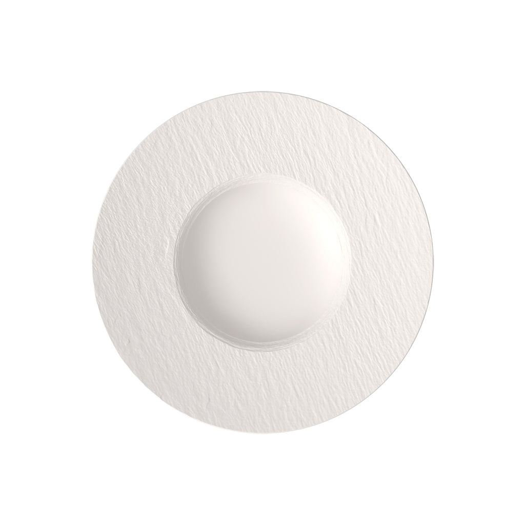 Manufacture Rock Blanc Pasta Plate 28 cm