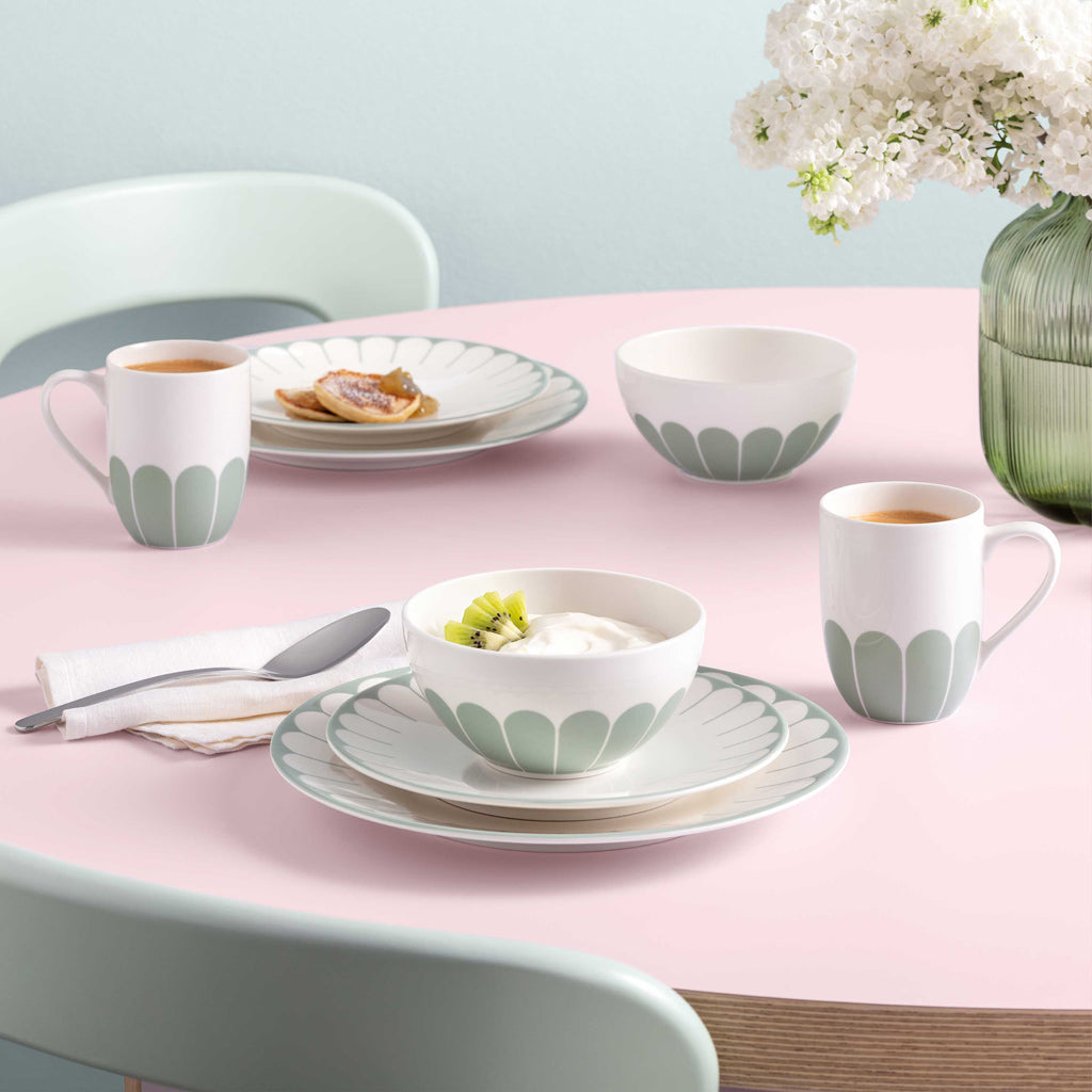 Fleur Vert Cereal Bowl 14cm