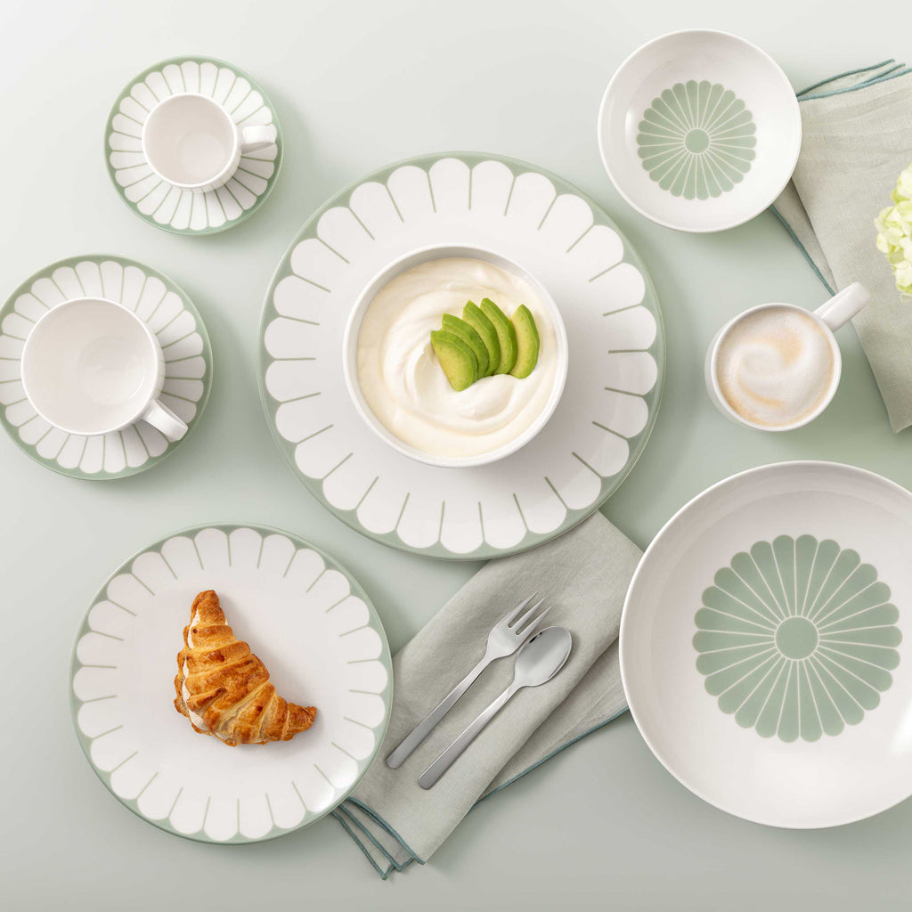 Fleur Vert Cereal Bowl 14cm