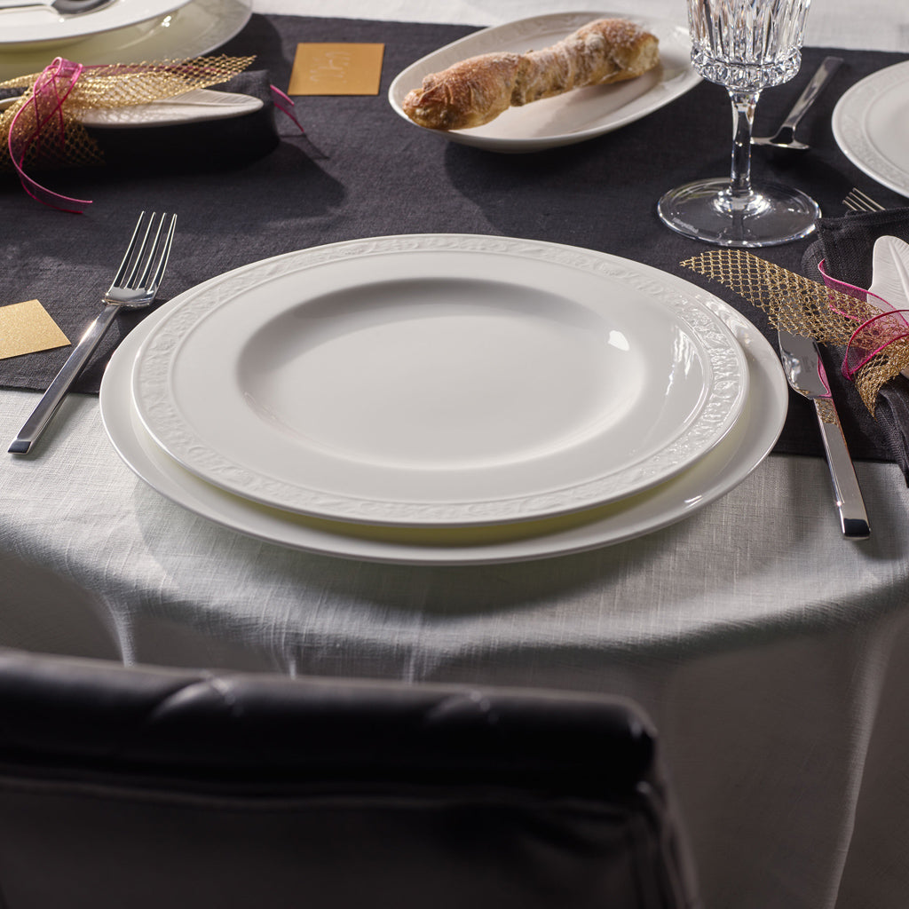 White Pearl Dinner Set- 32 Pcs for 6 Persons