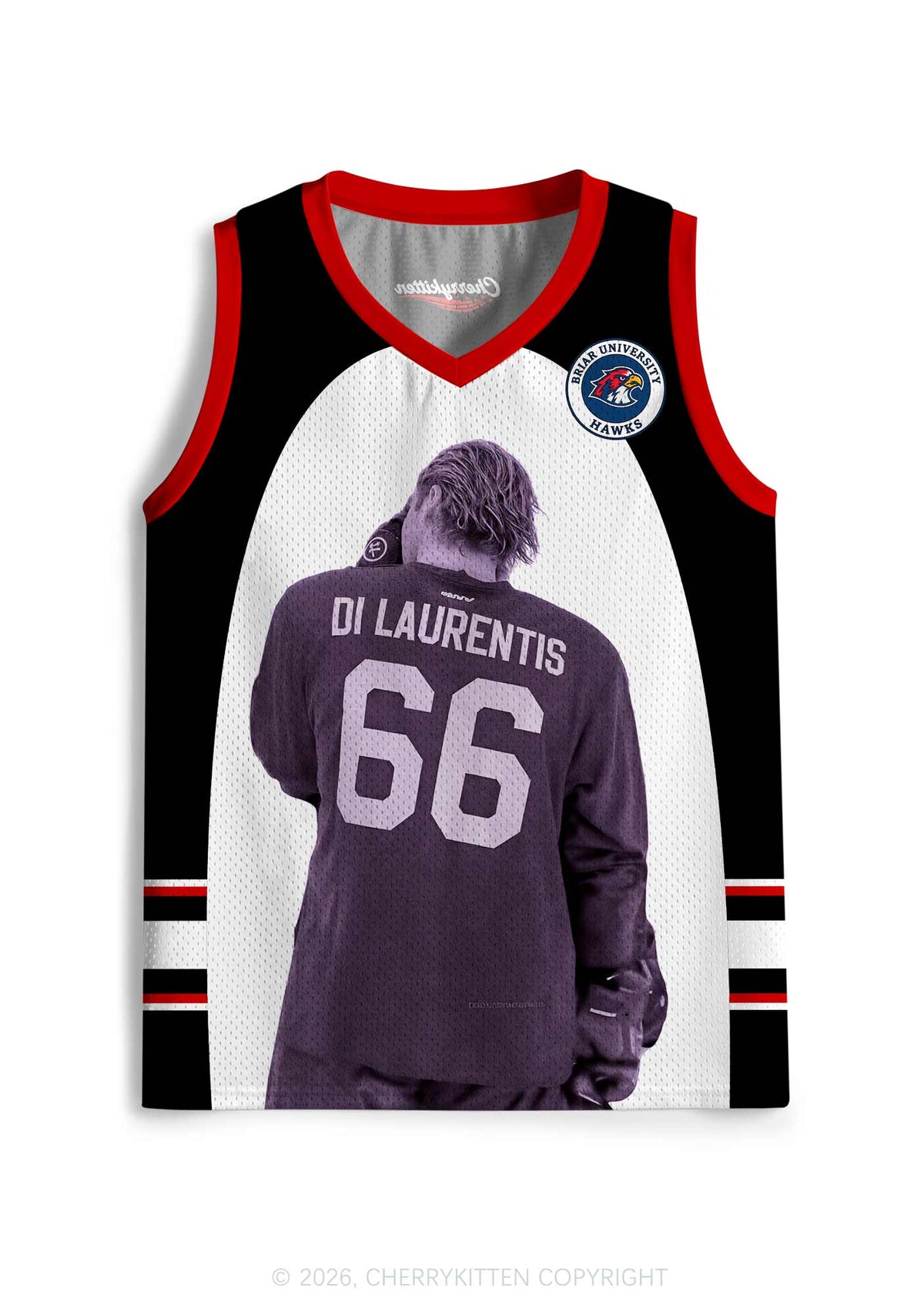Hockey Player DL Y2K Sport Jersey Tank Cherrykitten