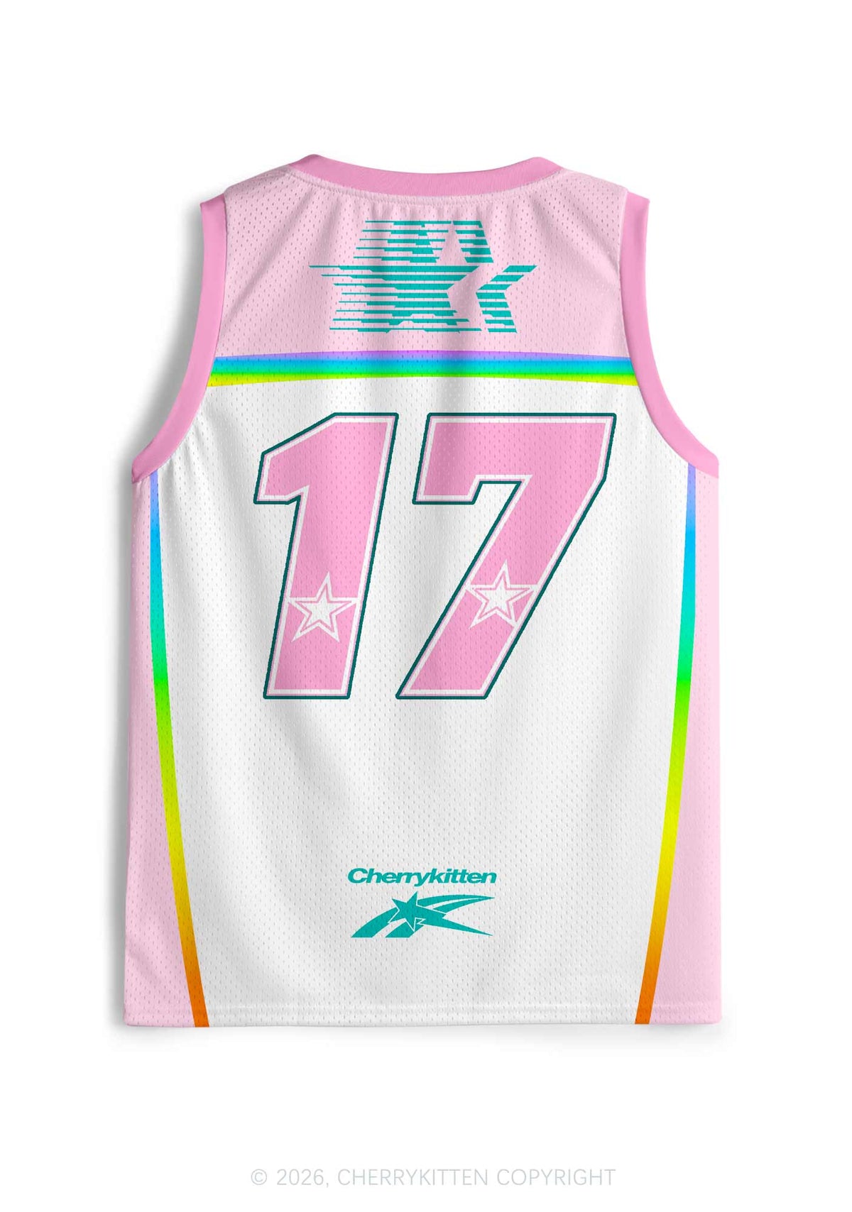 Rainbow Stripe Gods Favorite Fag Pride Y2K Sport Jersey Tank Cherrykitten