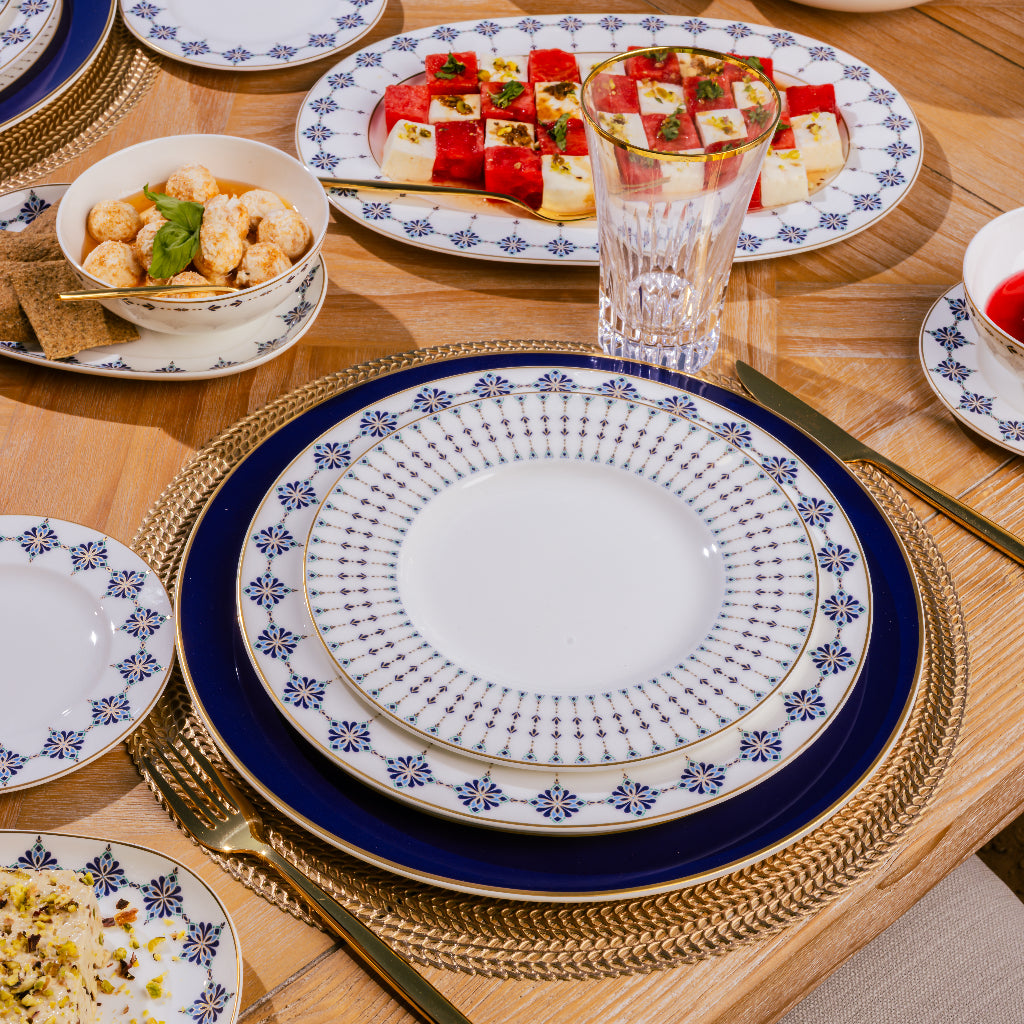 Azure Dinner Set- 38 Pcs for 6 Persons