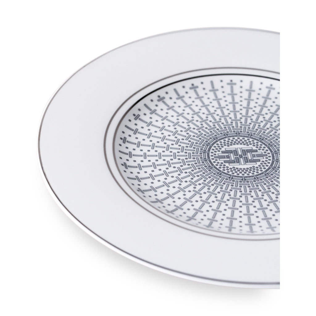 Geo Rose Grey & Platinum Salad Plate 22 cm