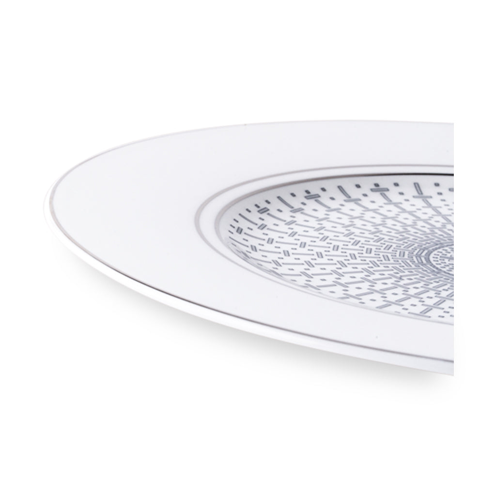 Geo Rose Grey & Platinum Salad Plate 22 cm