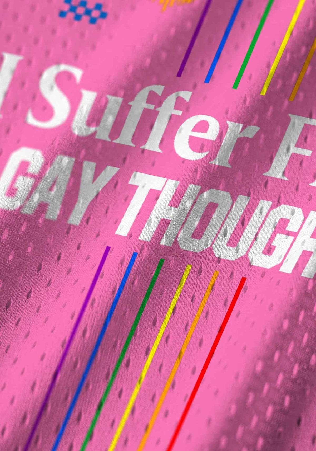 Pink I Suffer From Gay Thoughts Pride Y2K Sport Jersey Tank Cherrykitten