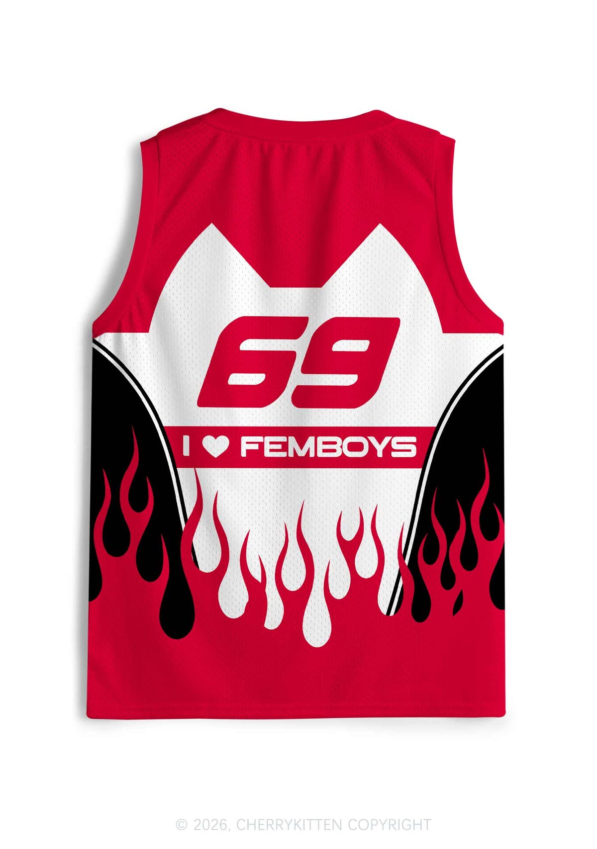 I Love Femboys Pride Y2K Sport Jersey Tank Cherrykitten
