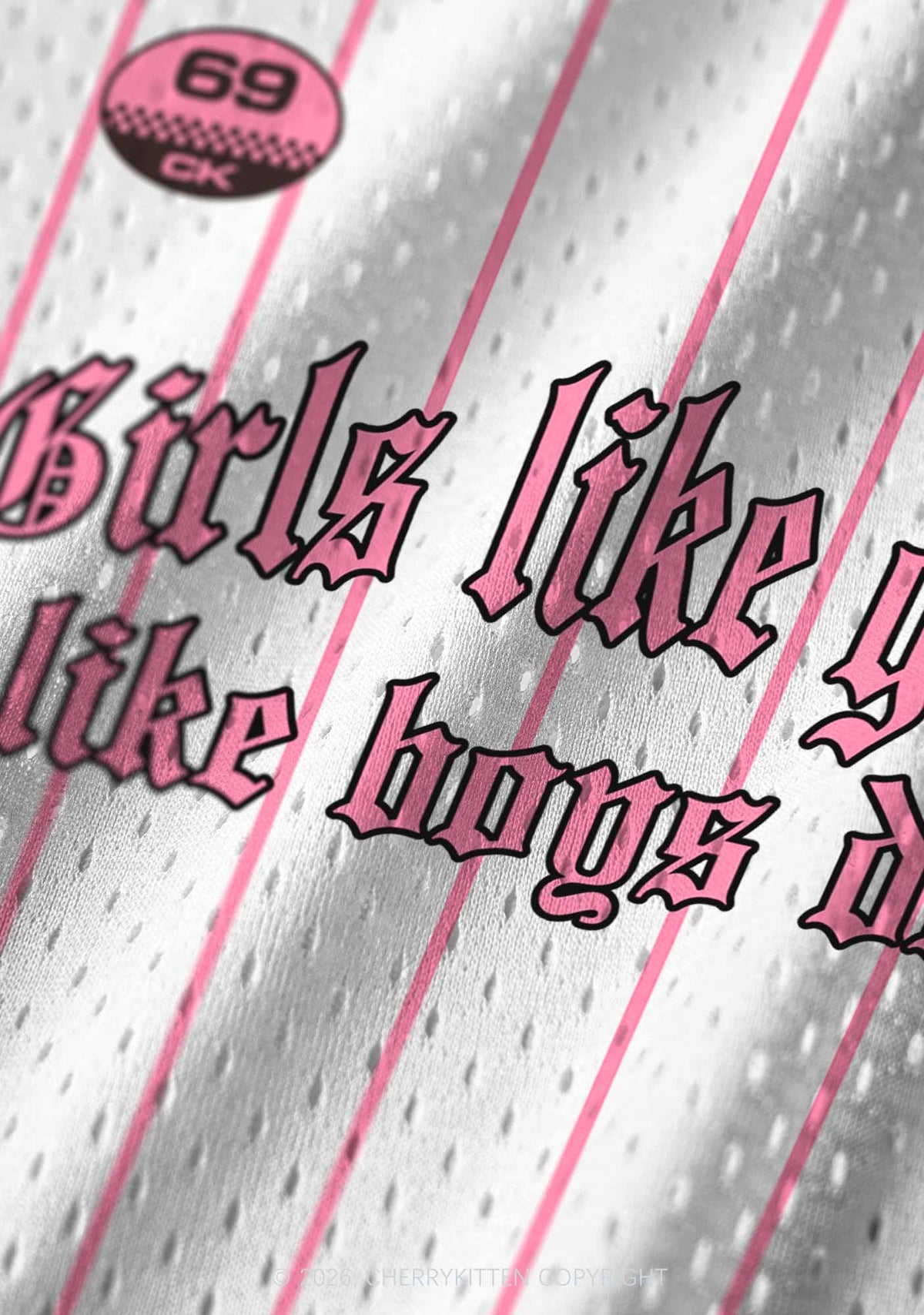 Girls Like Girls Like Boys Do Pride Y2K Sport Jersey Tank Cherrykitten