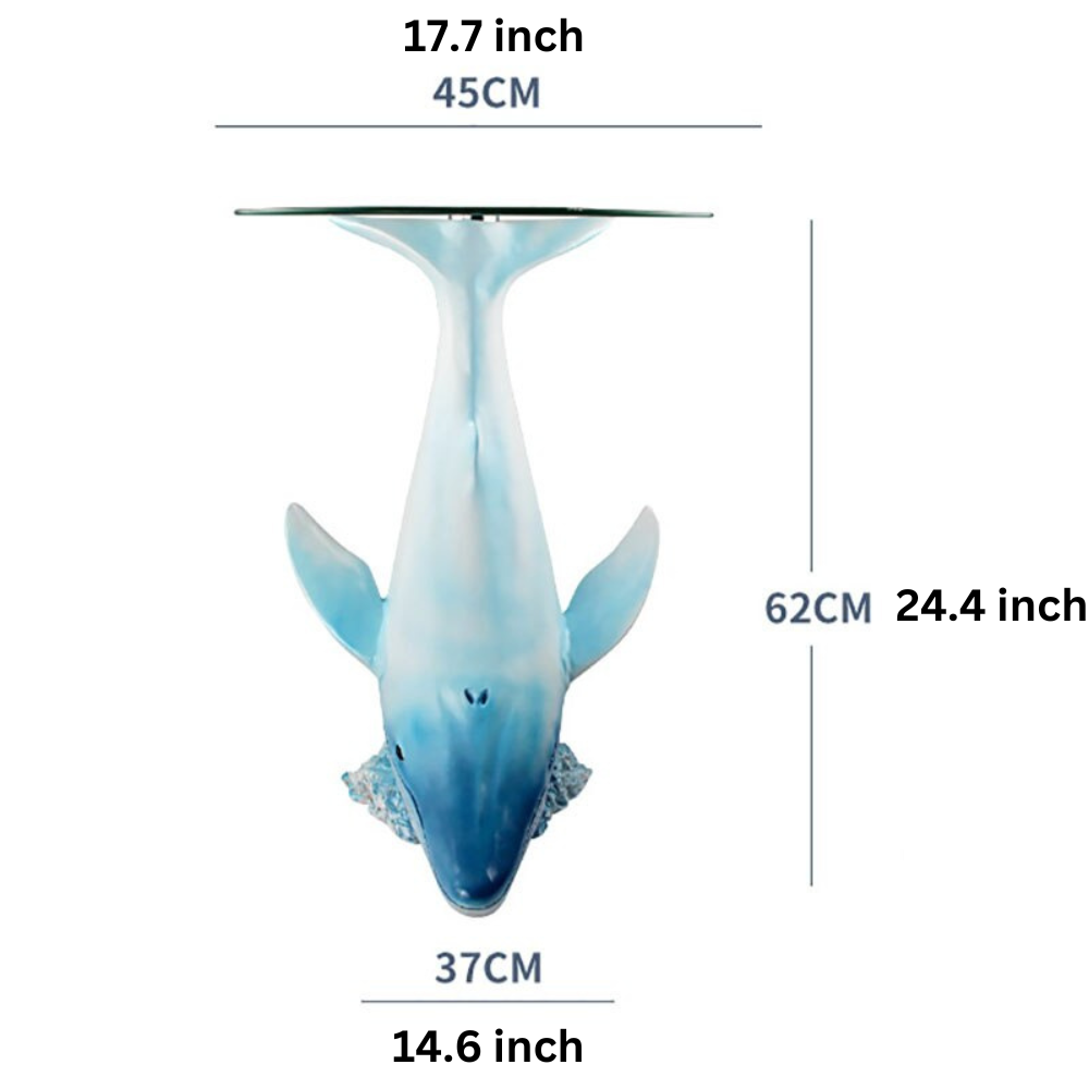 ArtZ® Whale Sculpture Tray Table