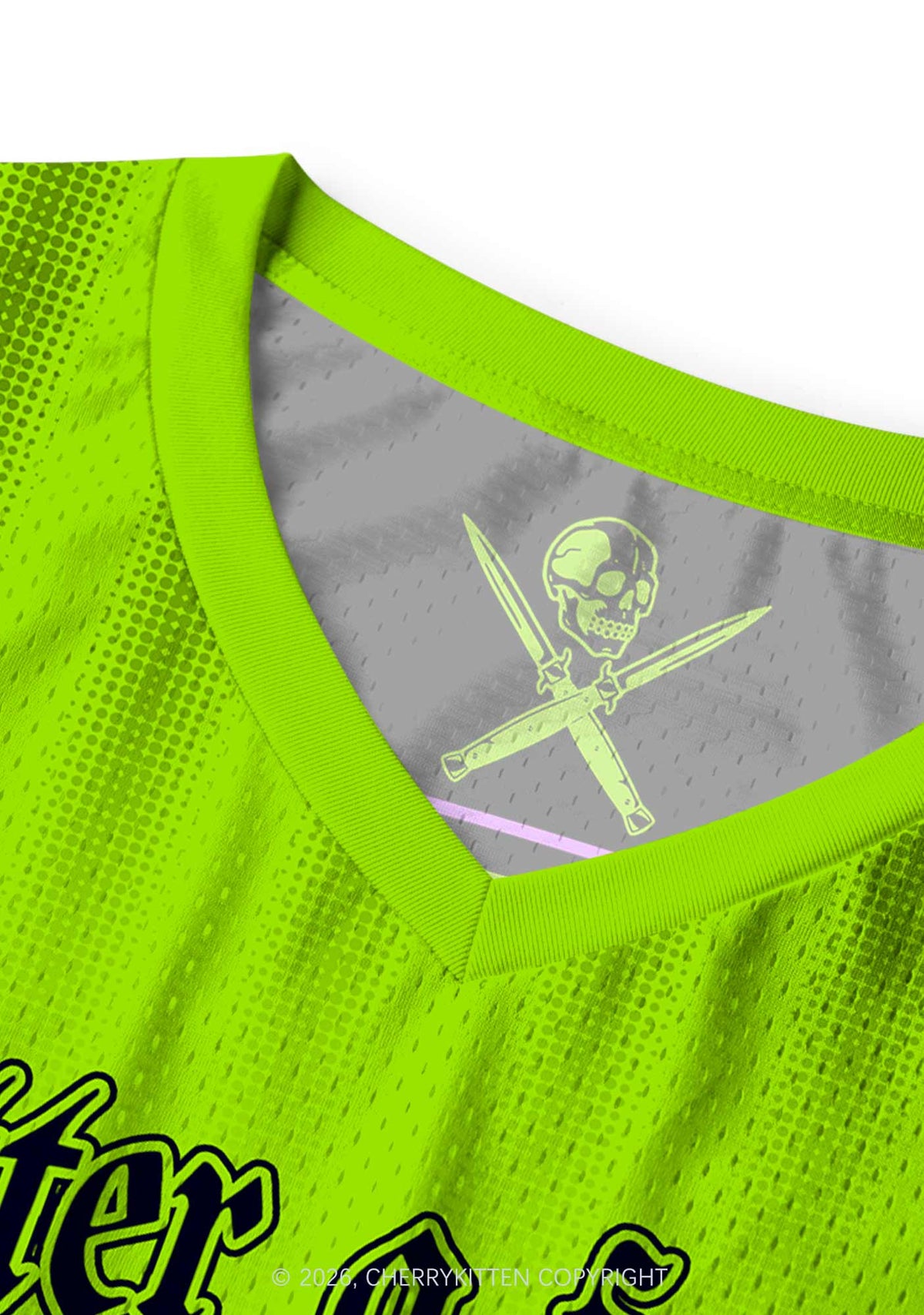 Green Better Faggot Than Fascist Pride Y2K Sport Jersey Tank Cherrykitten