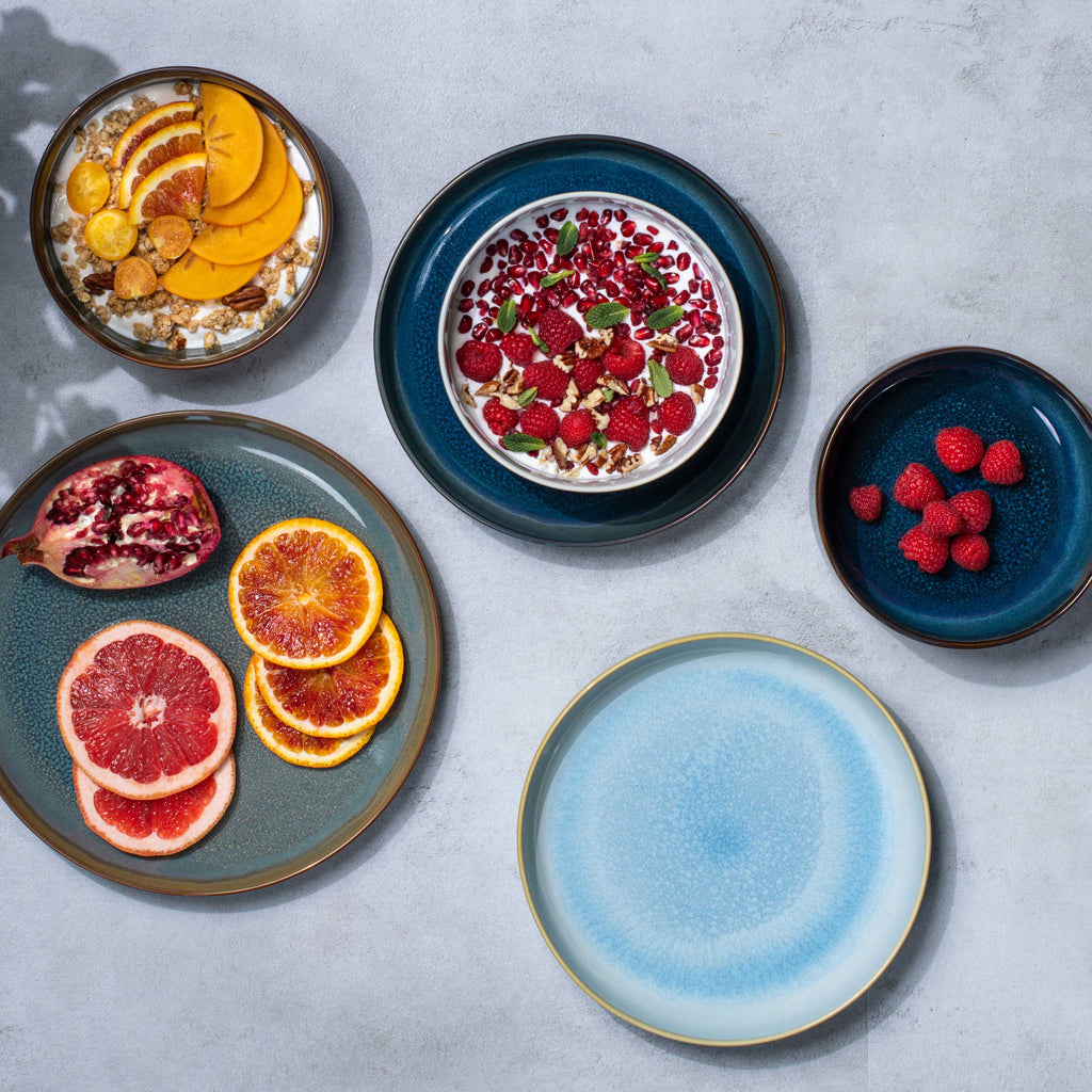 Crafted Denim Dinner Set of 4 Pieces
