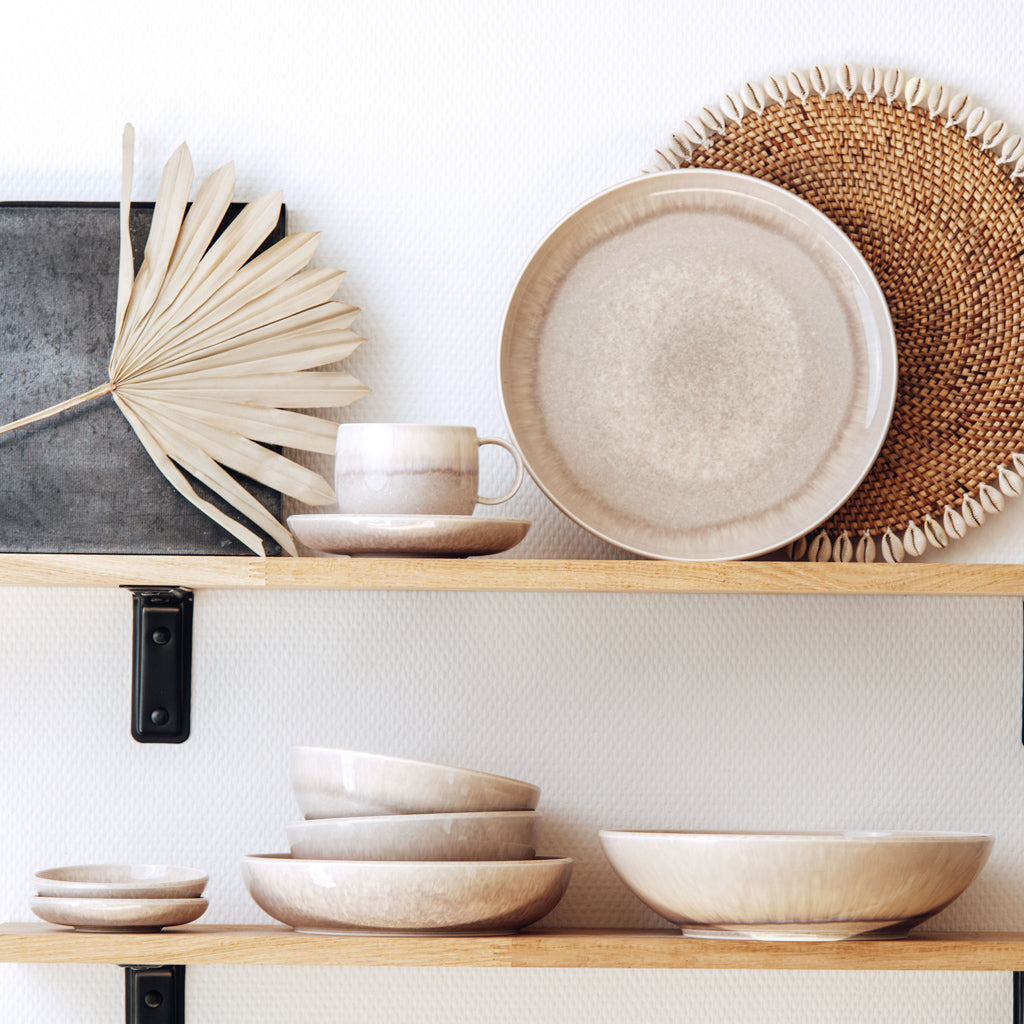 Perlemor Sand Flat Plate 27cm