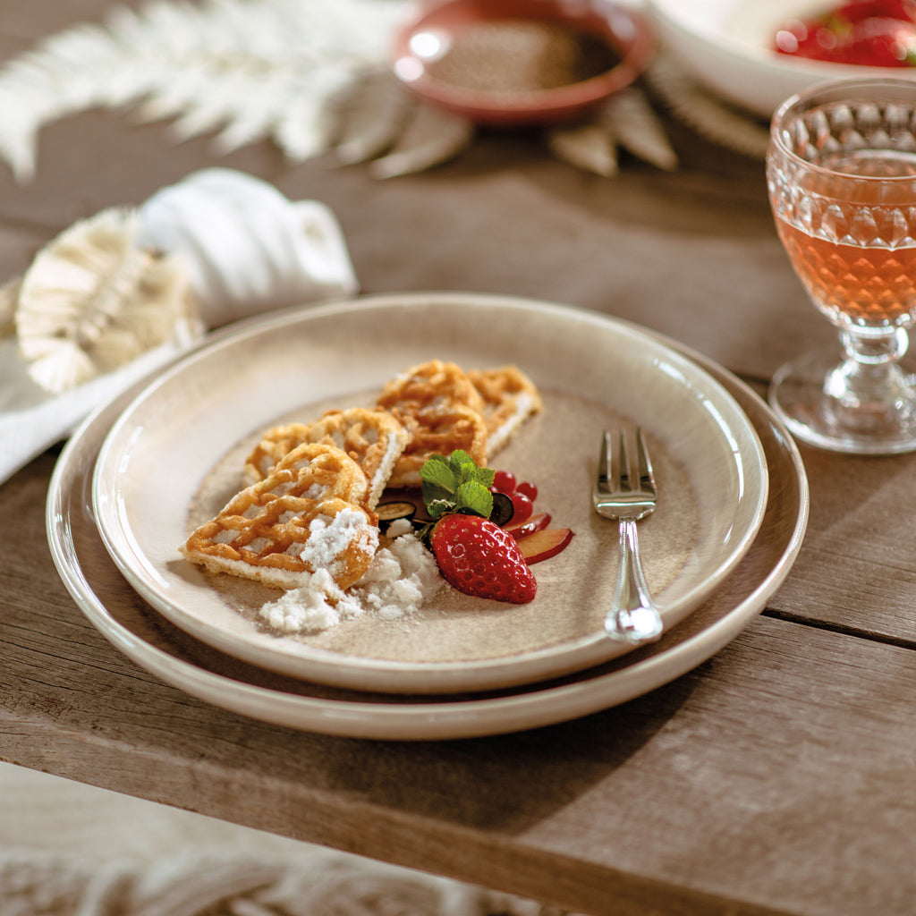 Perlemor Sand Salad Plate 24 cm