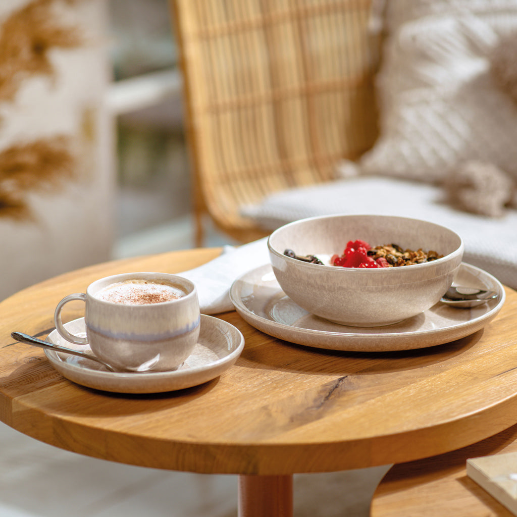 Perlemor Sand Salad Plate 24 cm