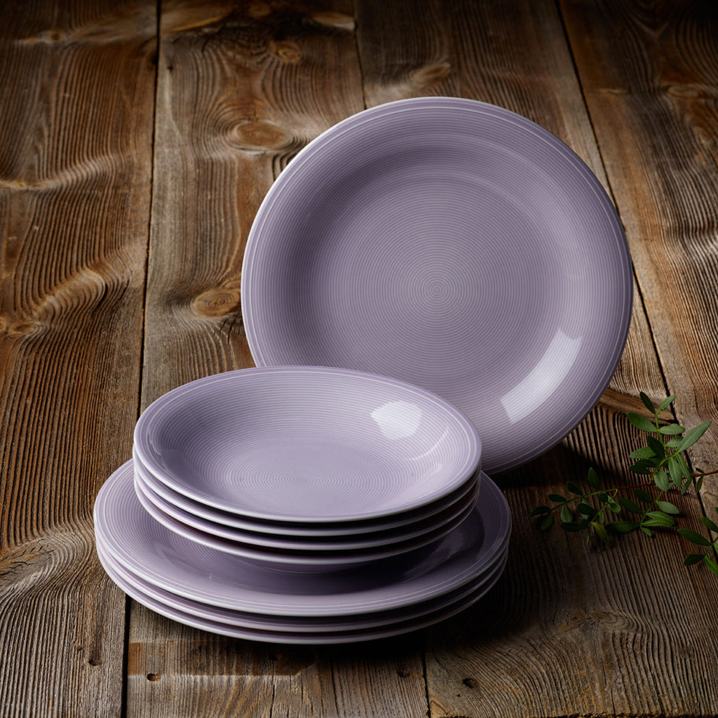 Color Loop Blue Dinner Set of 8 Pcs.