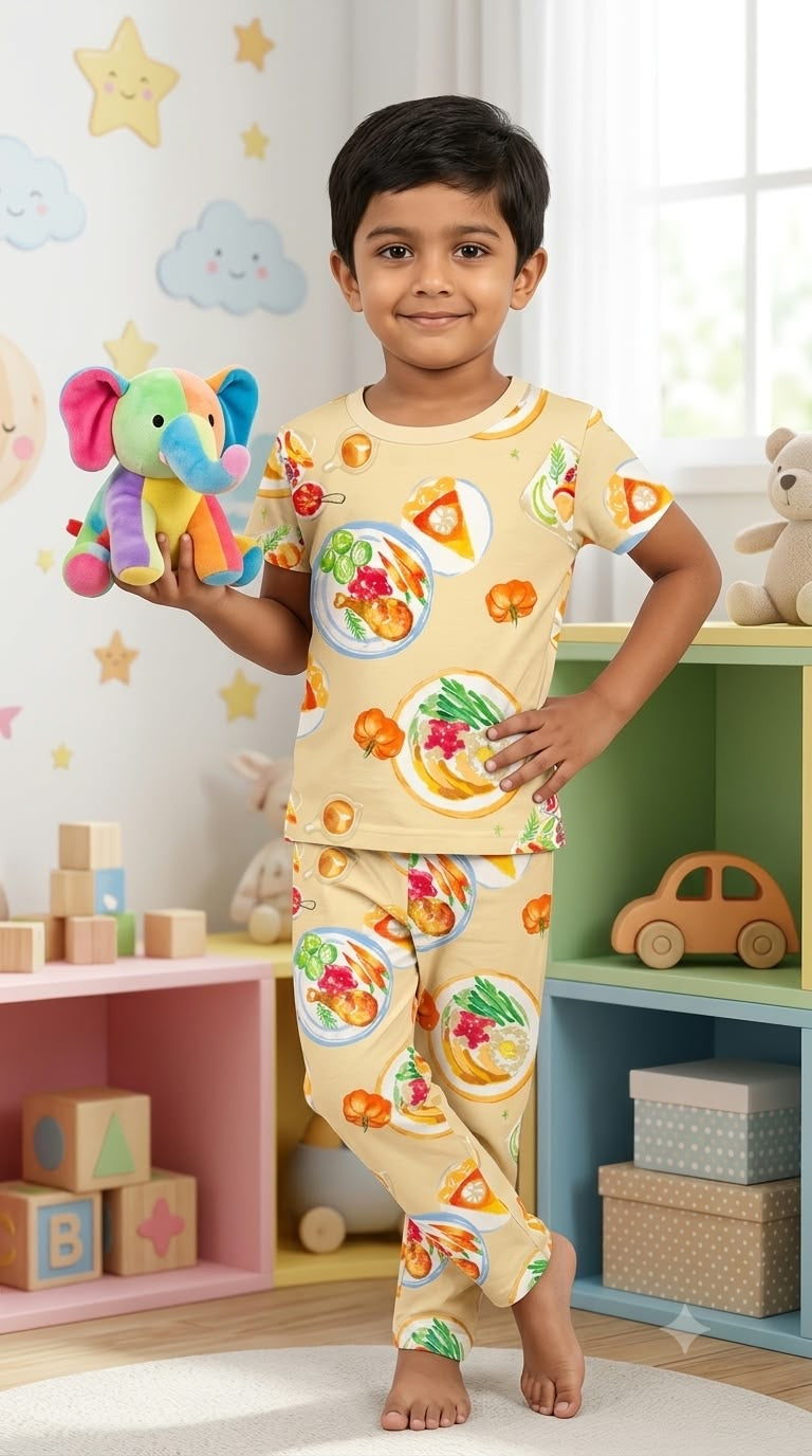 Tasty food  Top & bottom Set (2-5 year)