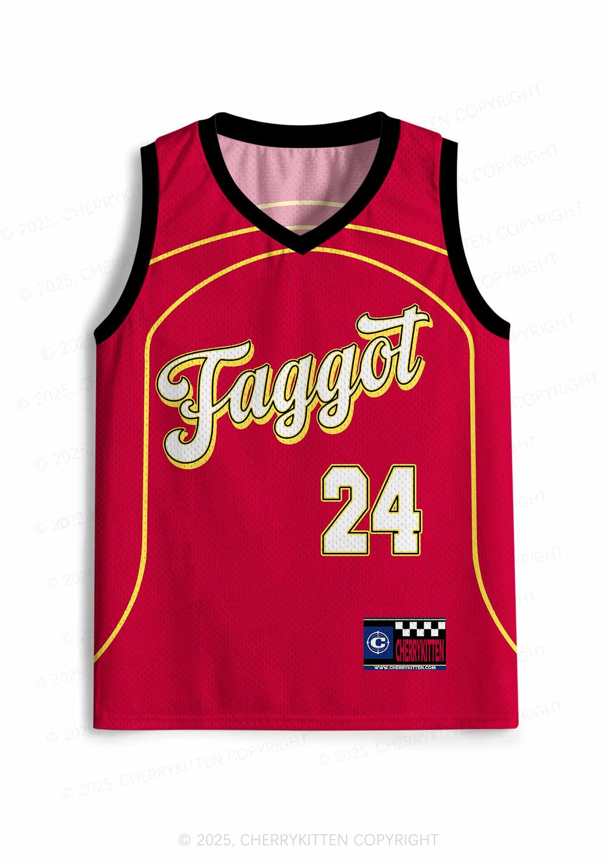 Custom Star Faggot Pride Y2K Sport Jersey Tank Cherrykitten