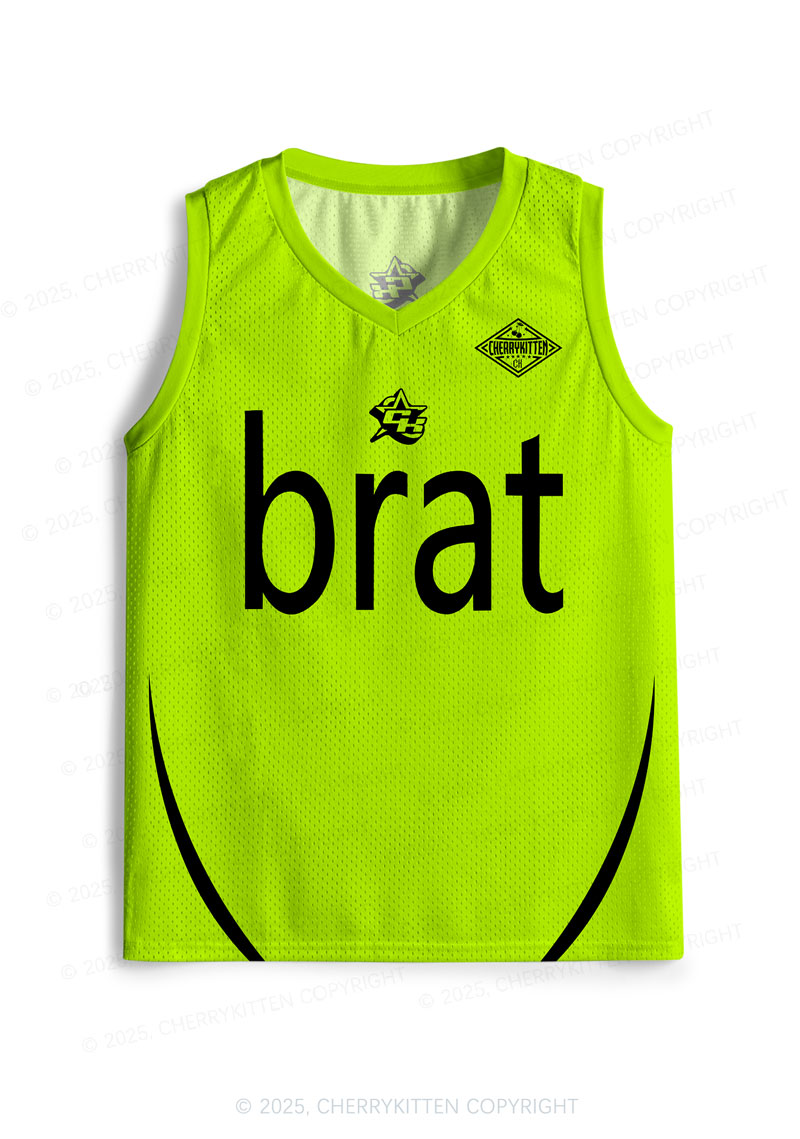 Cutsom Green Bart Team Y2K Sport Jersey Tank Cherrykitten