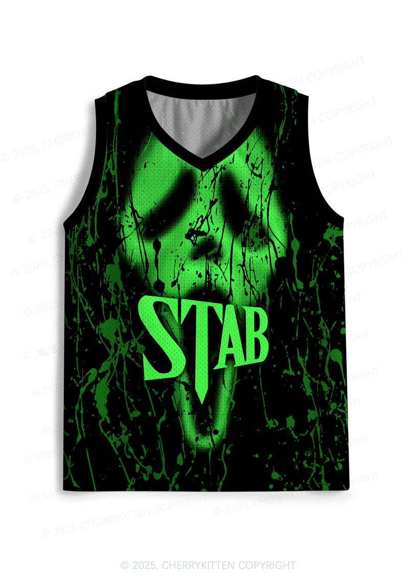 Custom Halloween Stab Ghost Y2K Sport Jersey Tank Cherrykitten