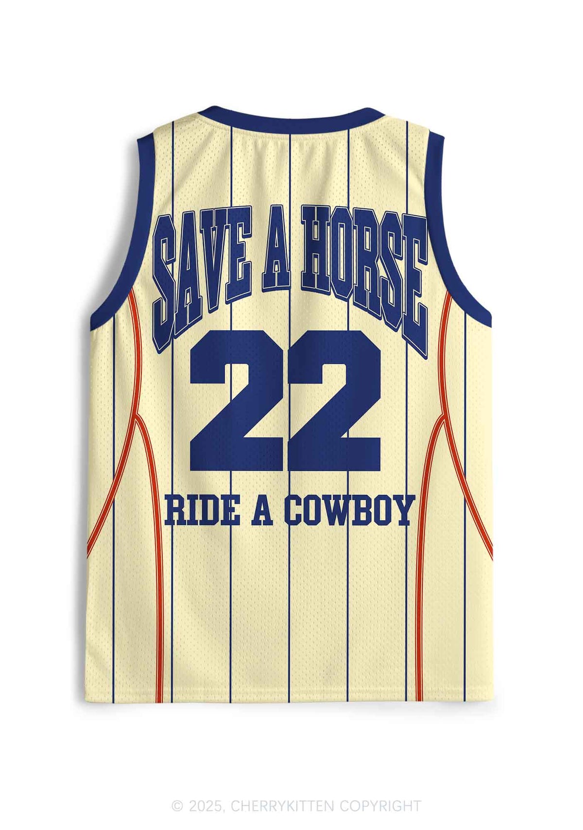 Custom Yellow Save A Horse Y2K Sport Jersey Tank Cherrykitten