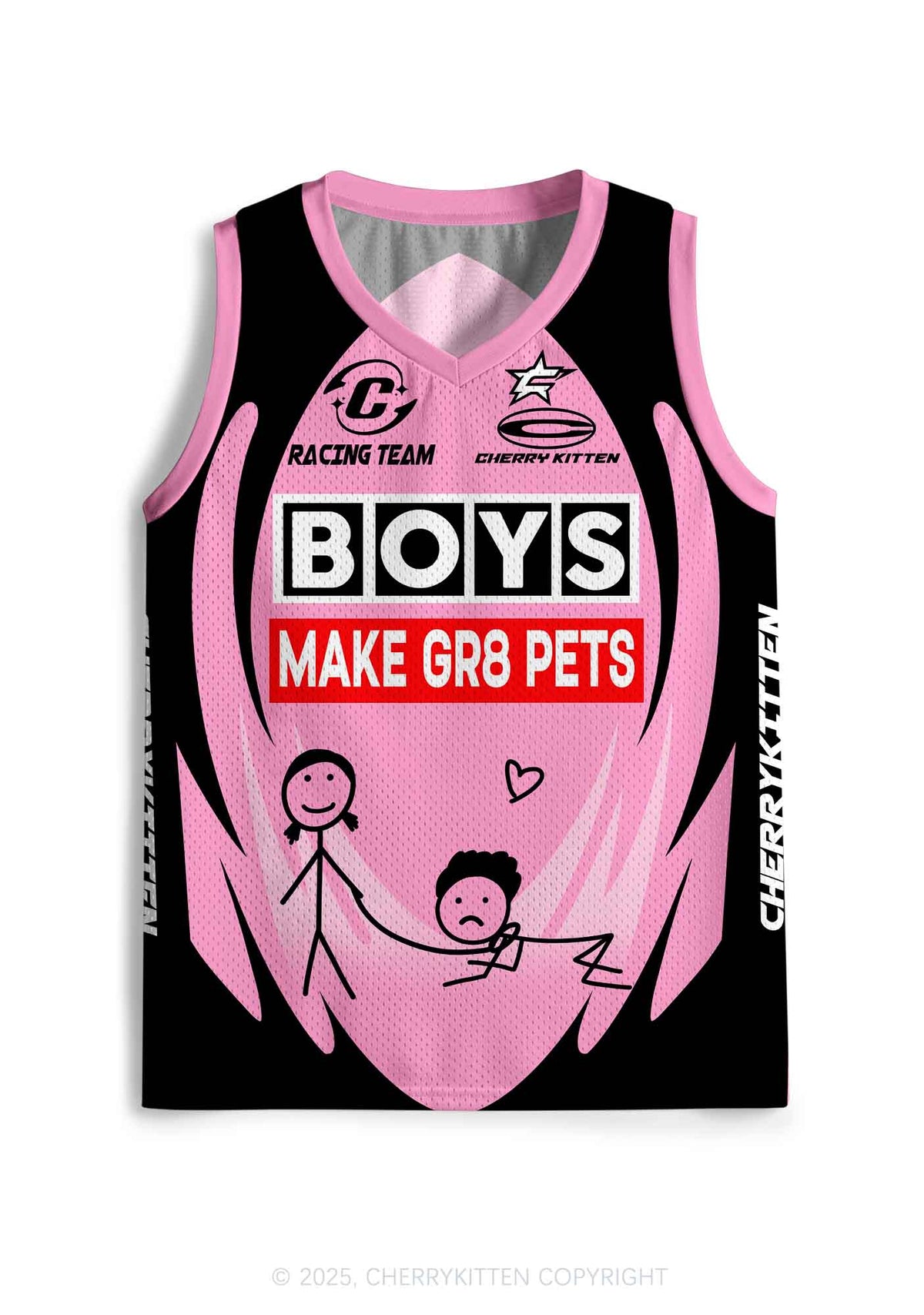 Custom Boys Make Gr8 Pets Y2K Sport Jersey Tank Cherrykitten