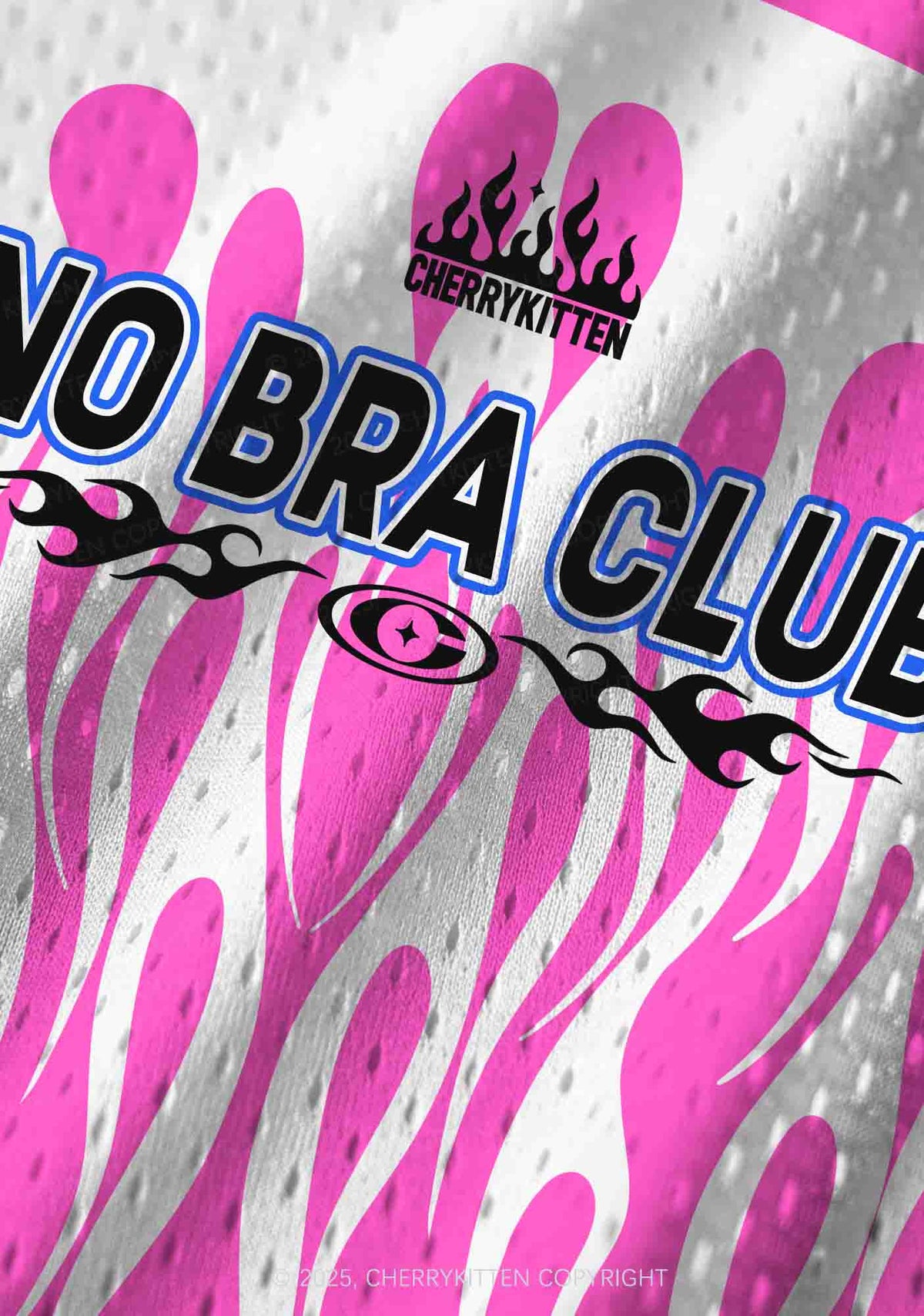 Custom No Bra Club Y2K Sport Jersey Tank Cherrykitten
