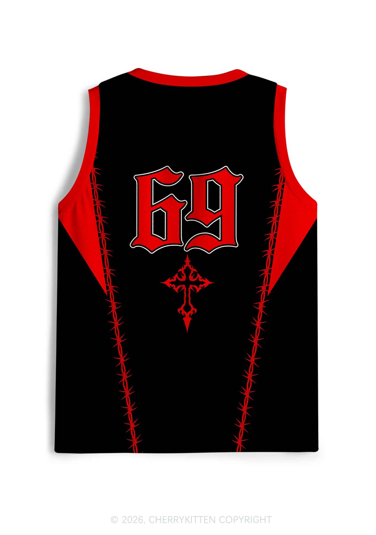 Red Better A Faggot Than A Fascist Pride Y2K Sport Jersey Tank Cherrykitten