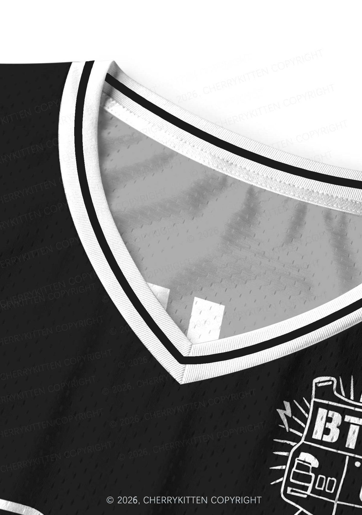 Black Kpop Boys Number Y2K Sport Jersey Tank Cherrykitten