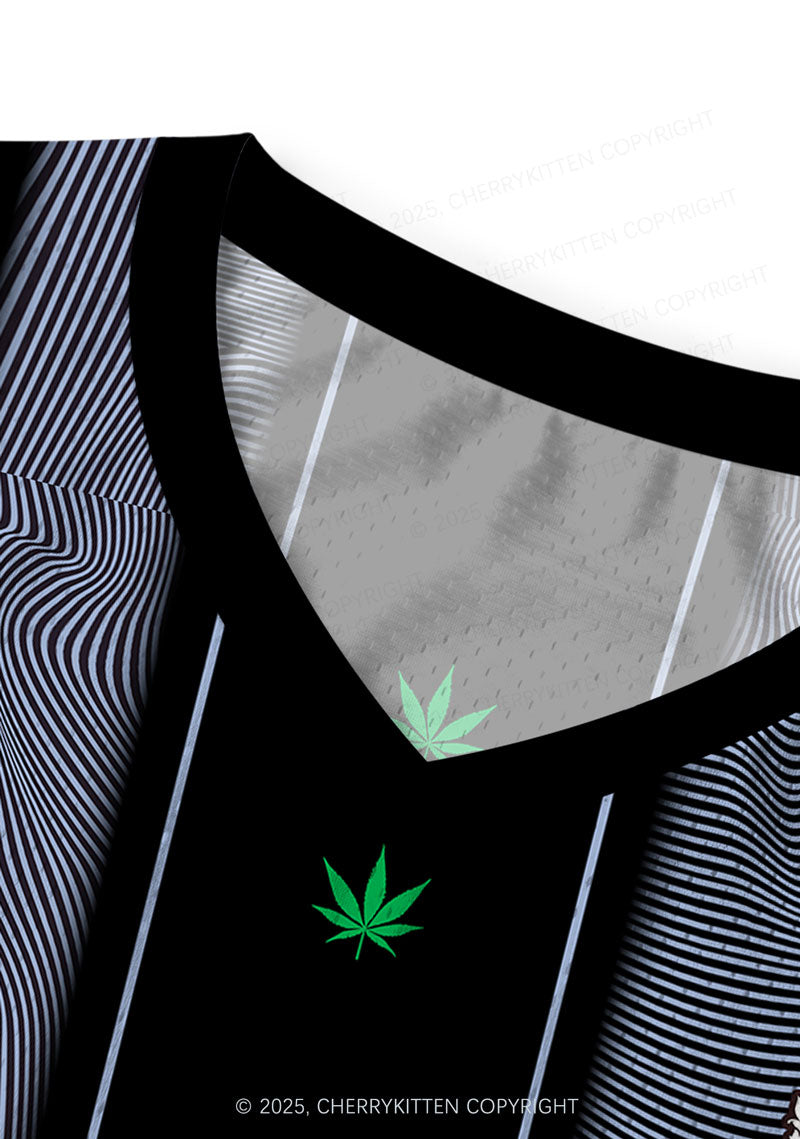 Custom Black Smoke Blunt Y2K Sport Jersey Tank Cherrykitten