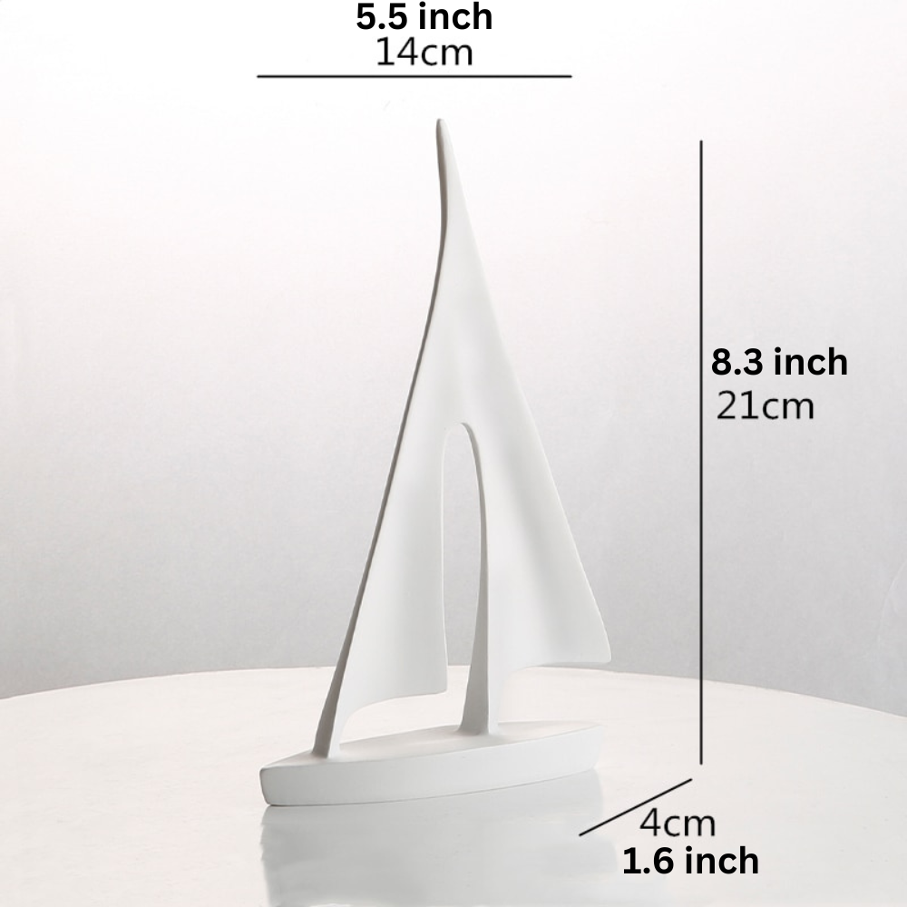 ArtZ® Nordic Abstract Sailboat Sculpture