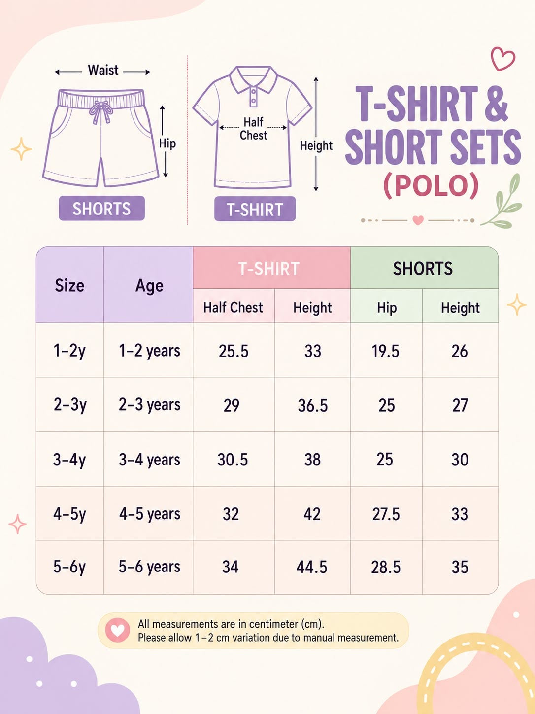 Blue Polo T-Shirt & Short  set (1-6 years )