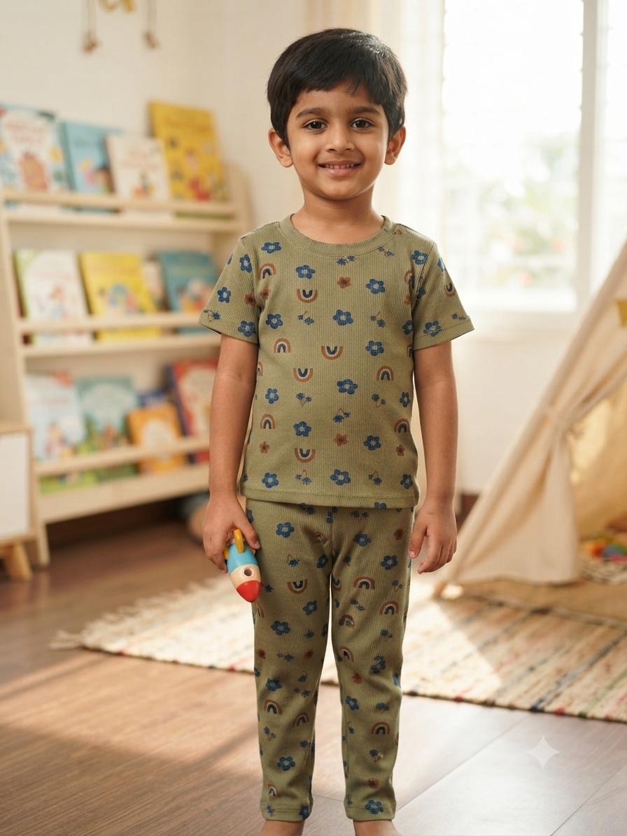 Rainbow Top & bottom Set (1-5 year)