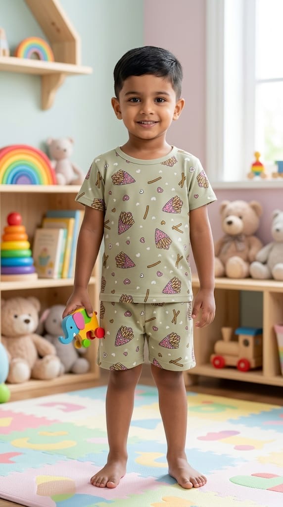 Fries Short  Set (3-4 year )