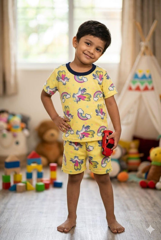 Yellow Short set (1-3 year)