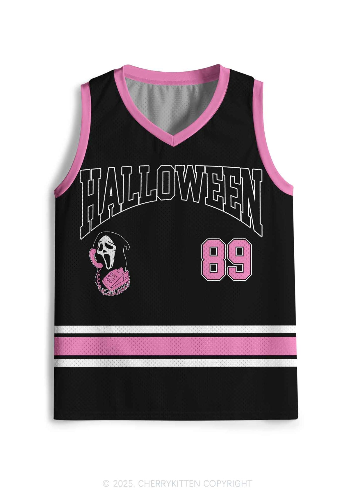Halloween Custom Horror Call Y2K Sport Jersey Tank Cherrykitten