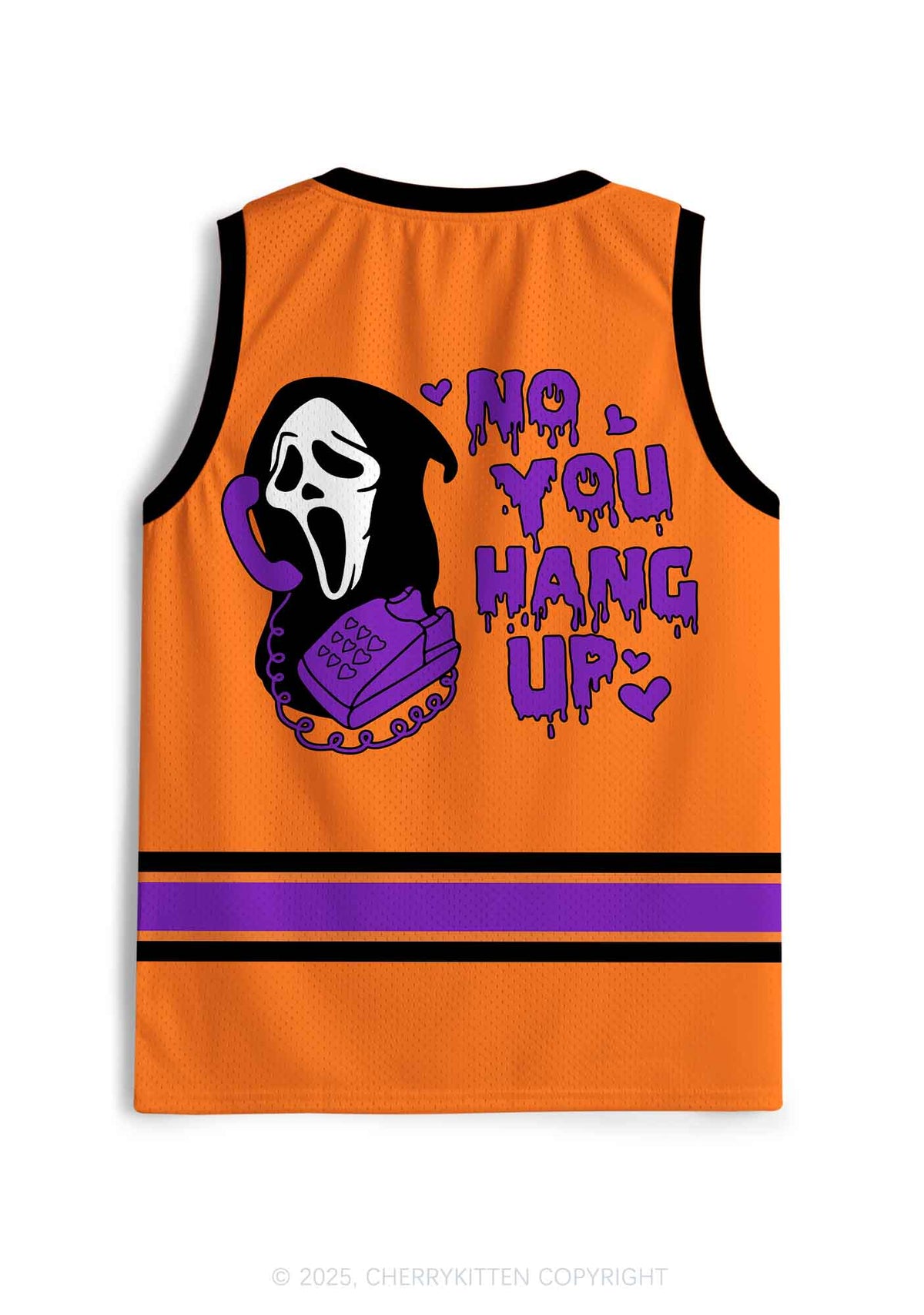 Halloween Custom Horror Hang Up Y2K Sport Jersey Tank Cherrykitten