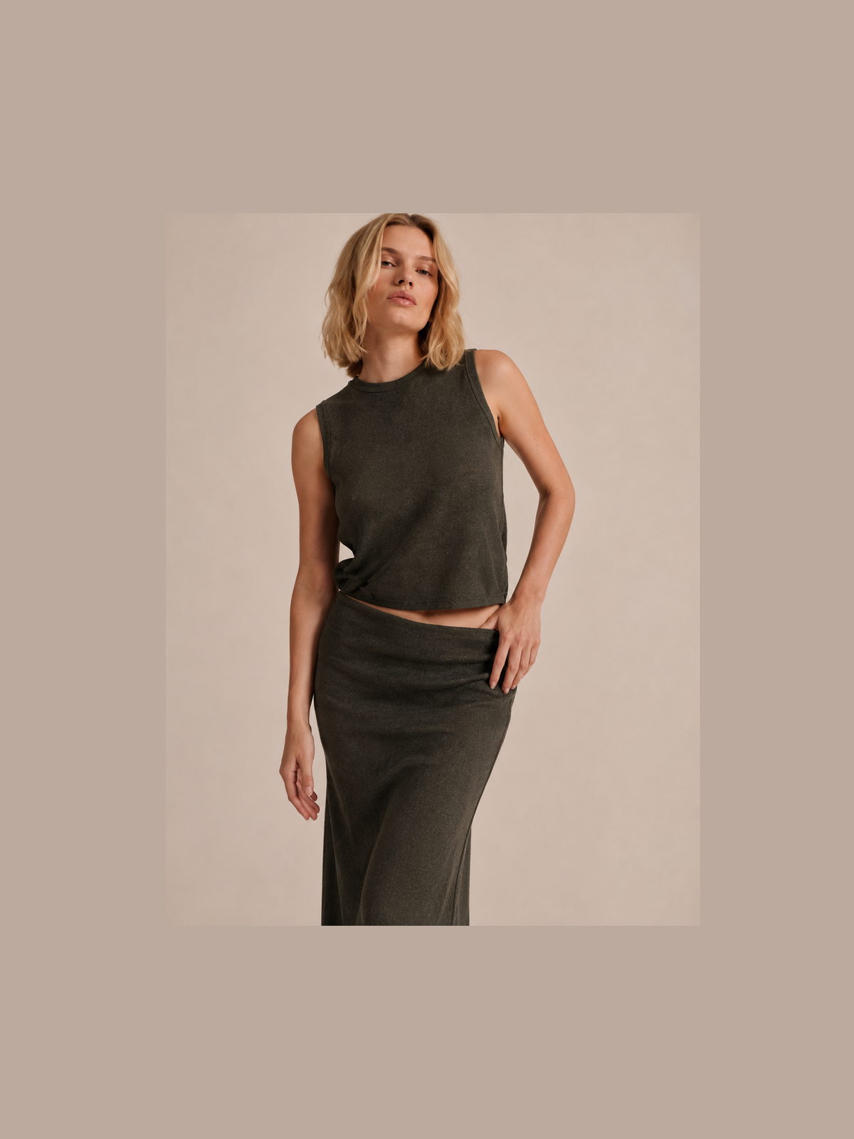 Blair Sleeveless Top - Troops